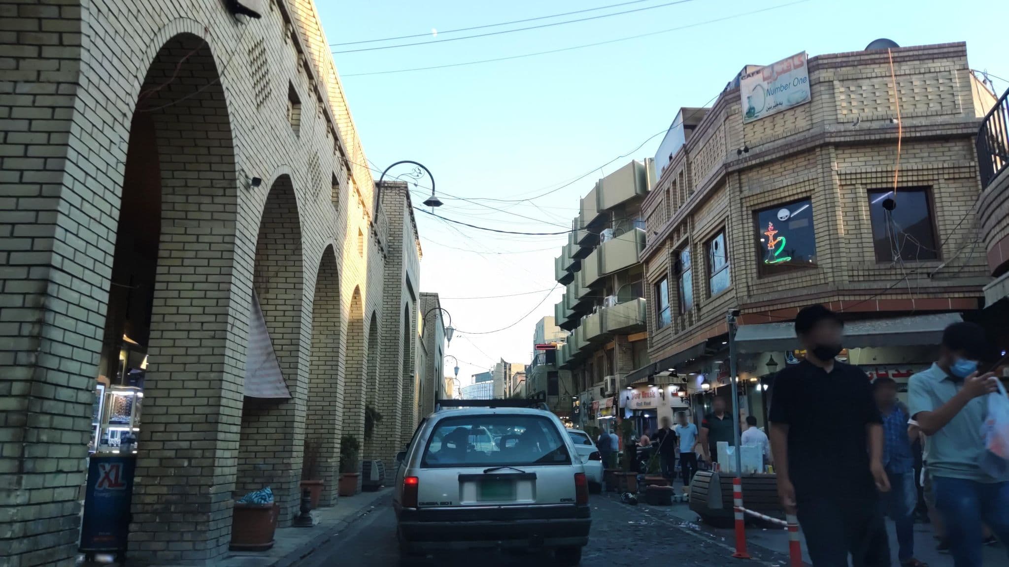 Street view near Samira Miss Hotel, Erbil — © muhammadismael (CC BY-SA · Mapillary)