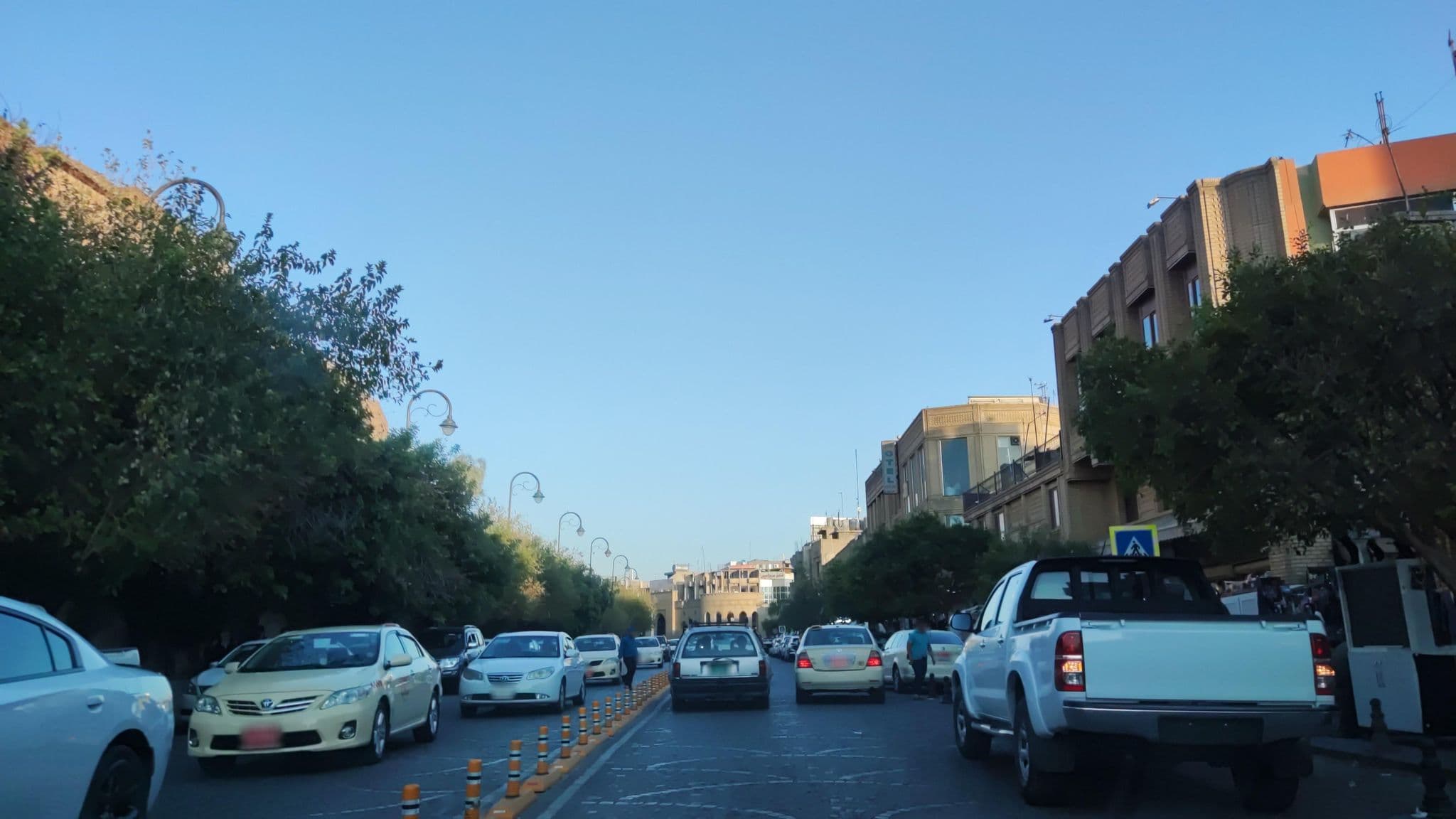 Street view near Sharahban Tourist Hotel, Erbil — © muhammadismael (CC BY-SA · Mapillary)