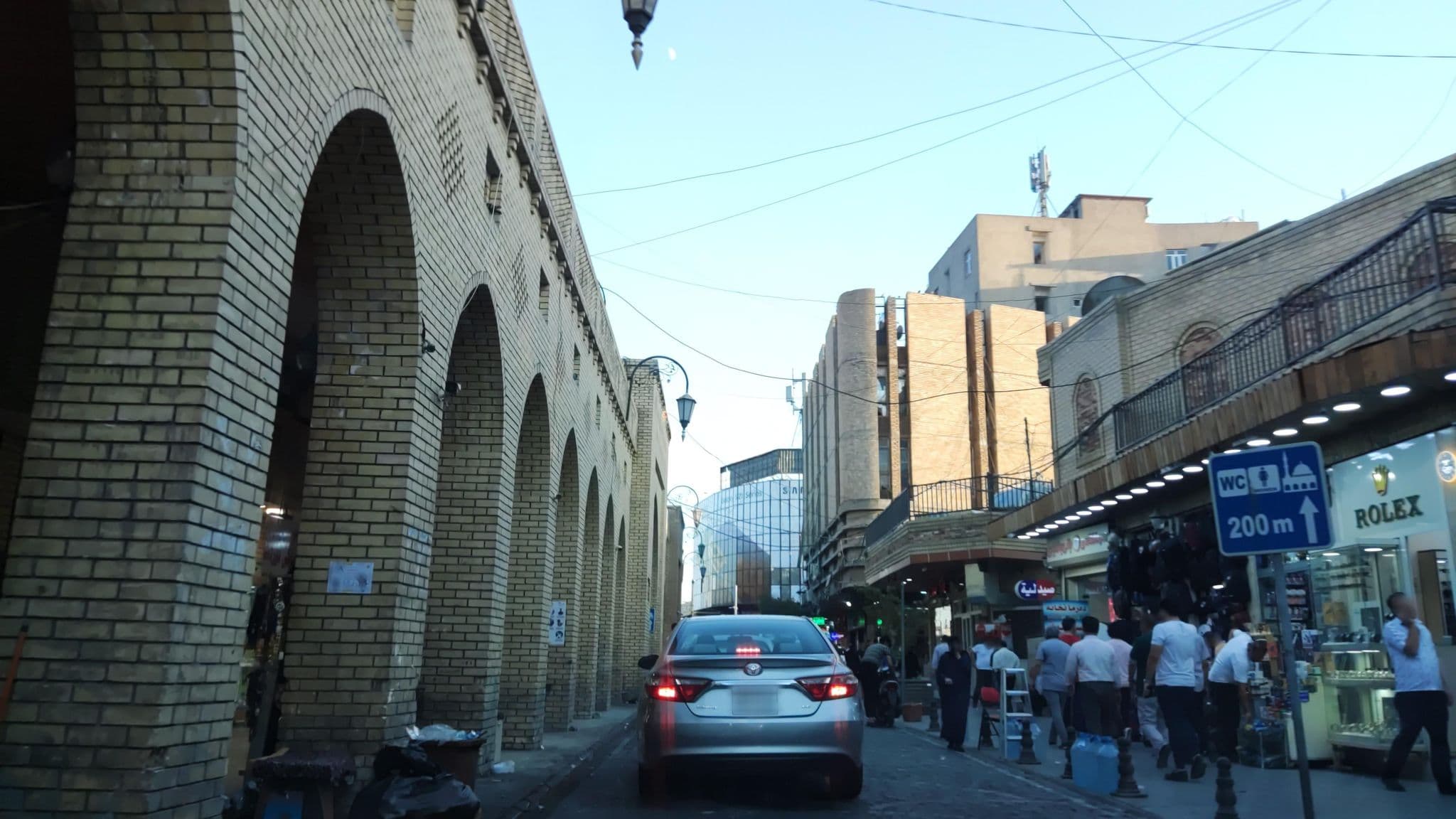 Street view near Zagros Hotel, Erbil — © muhammadismael (CC BY-SA · Mapillary)
