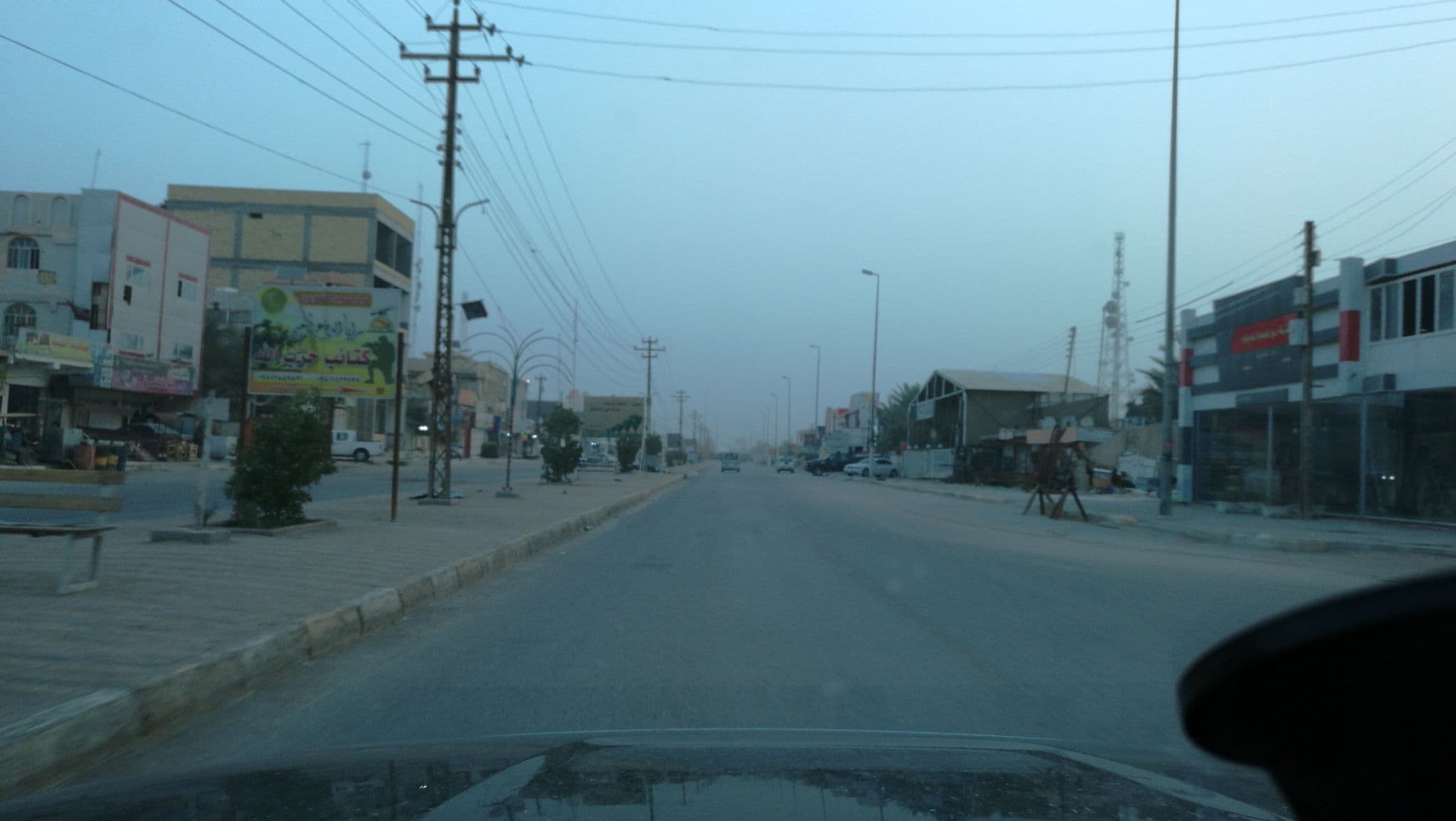 Street view near Ur hotel, Nasiriyah — © chenabeel (CC BY-SA · Mapillary)