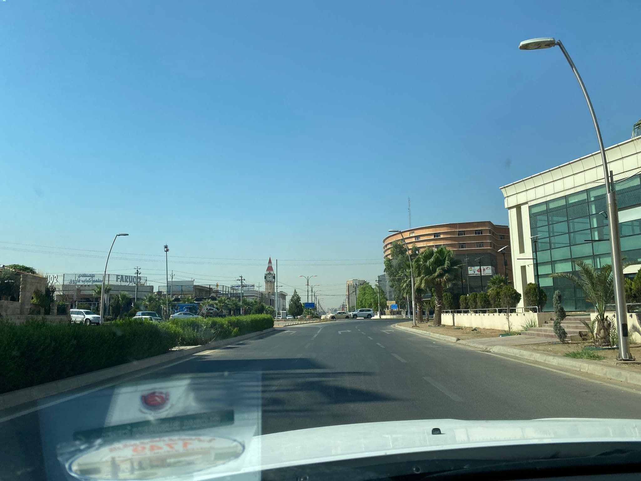Street view near Capitol Hotel, Erbil — © adamkurd (CC BY-SA · Mapillary)