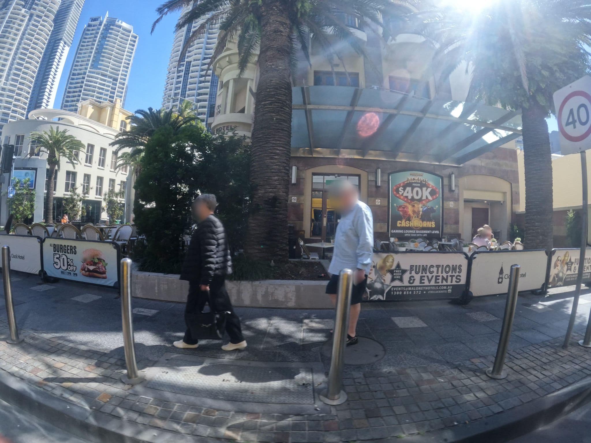 Street view near Maze Backpacker Gold Coast, Gold Coast — © joelkoen (CC BY-SA · Mapillary)