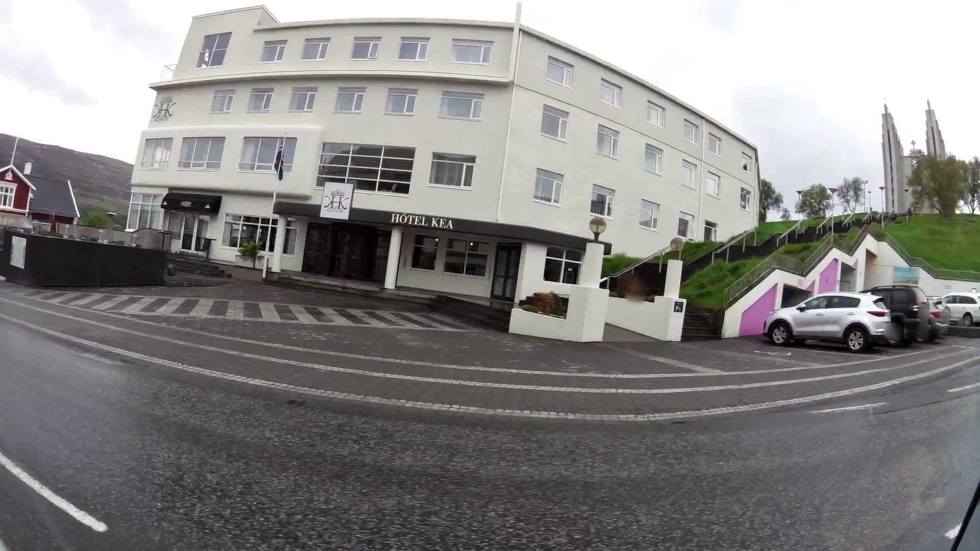 Street view near Hótel Kea, Akureyri — © kaartcam (CC BY-SA · Mapillary)