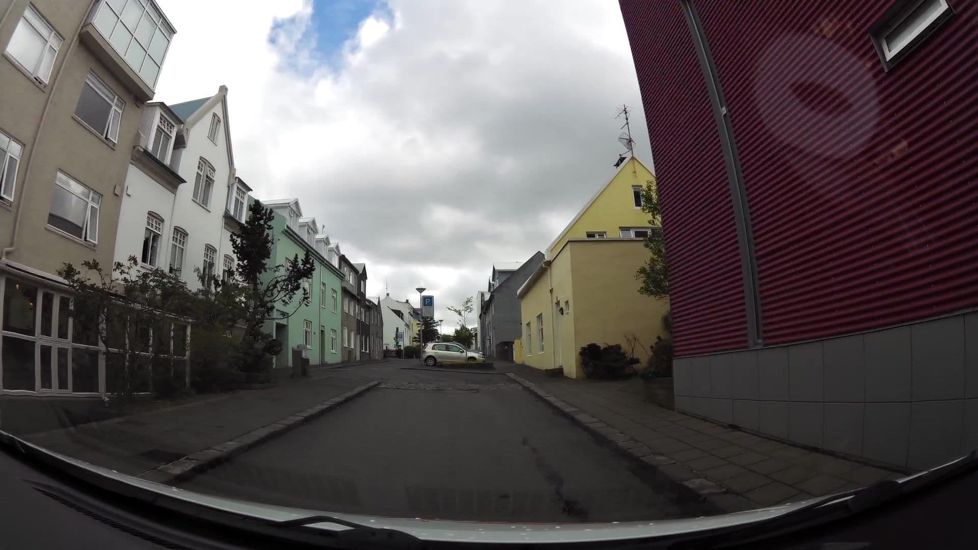Street view near Hotel Óðinsvé, Reykjavík — © kaartcam (CC BY-SA · Mapillary)