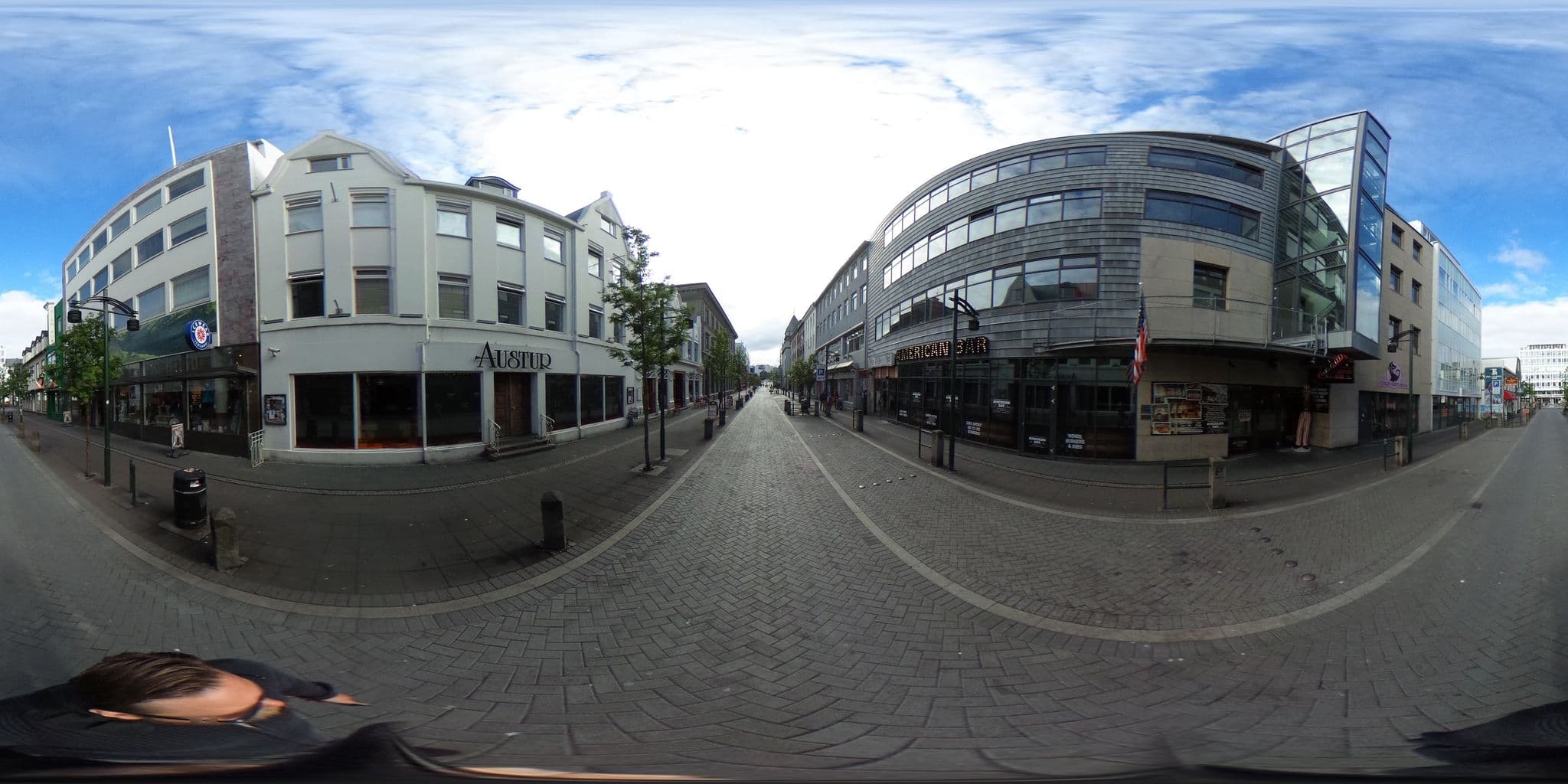 Street view near CityCenter Hotel, Reykjavík — © ainali (CC BY-SA · Mapillary)