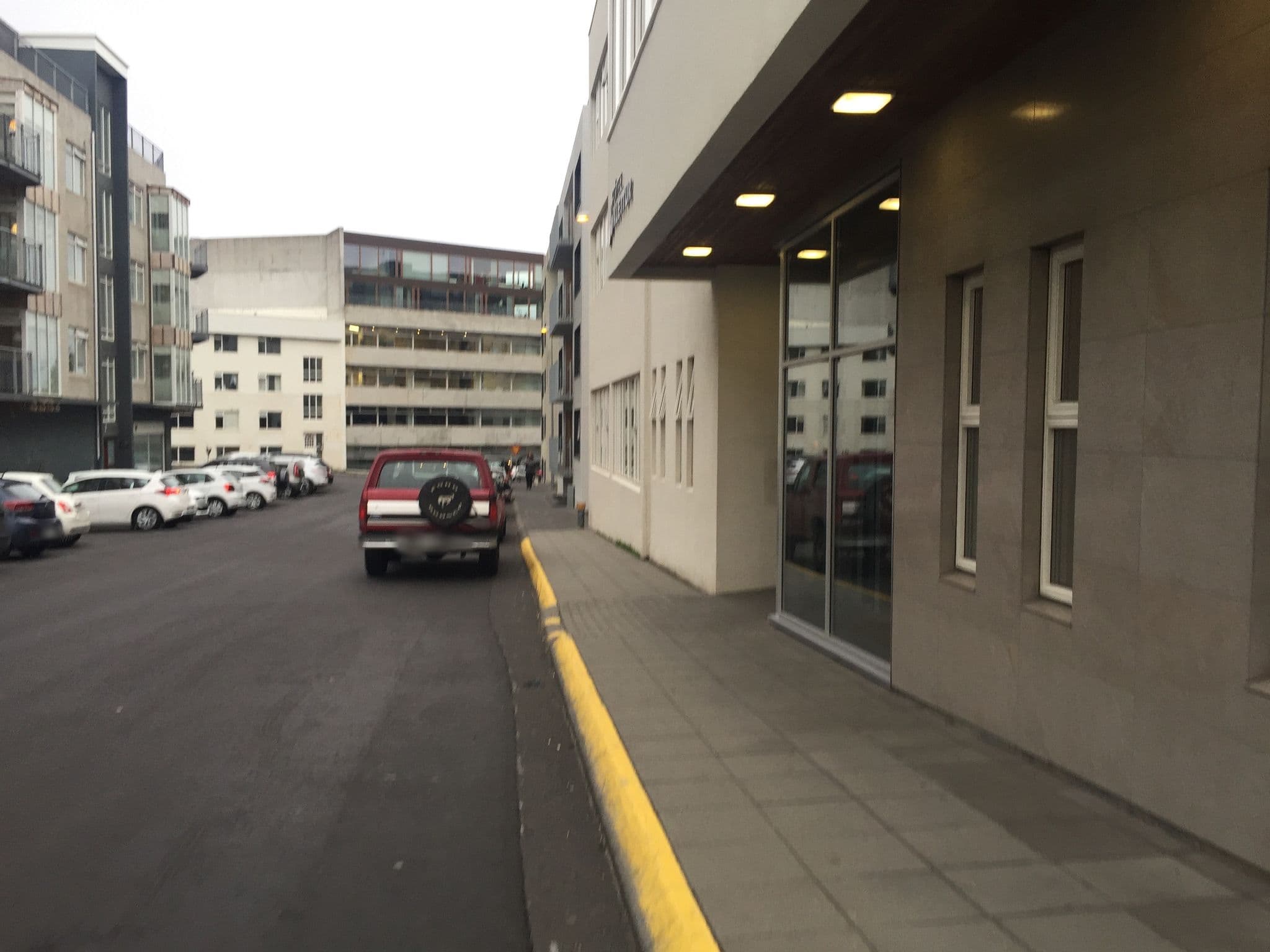 Street view near Pavi Apartments & Guesthouse, Reykjavík — © jesolem (CC BY-SA · Mapillary)