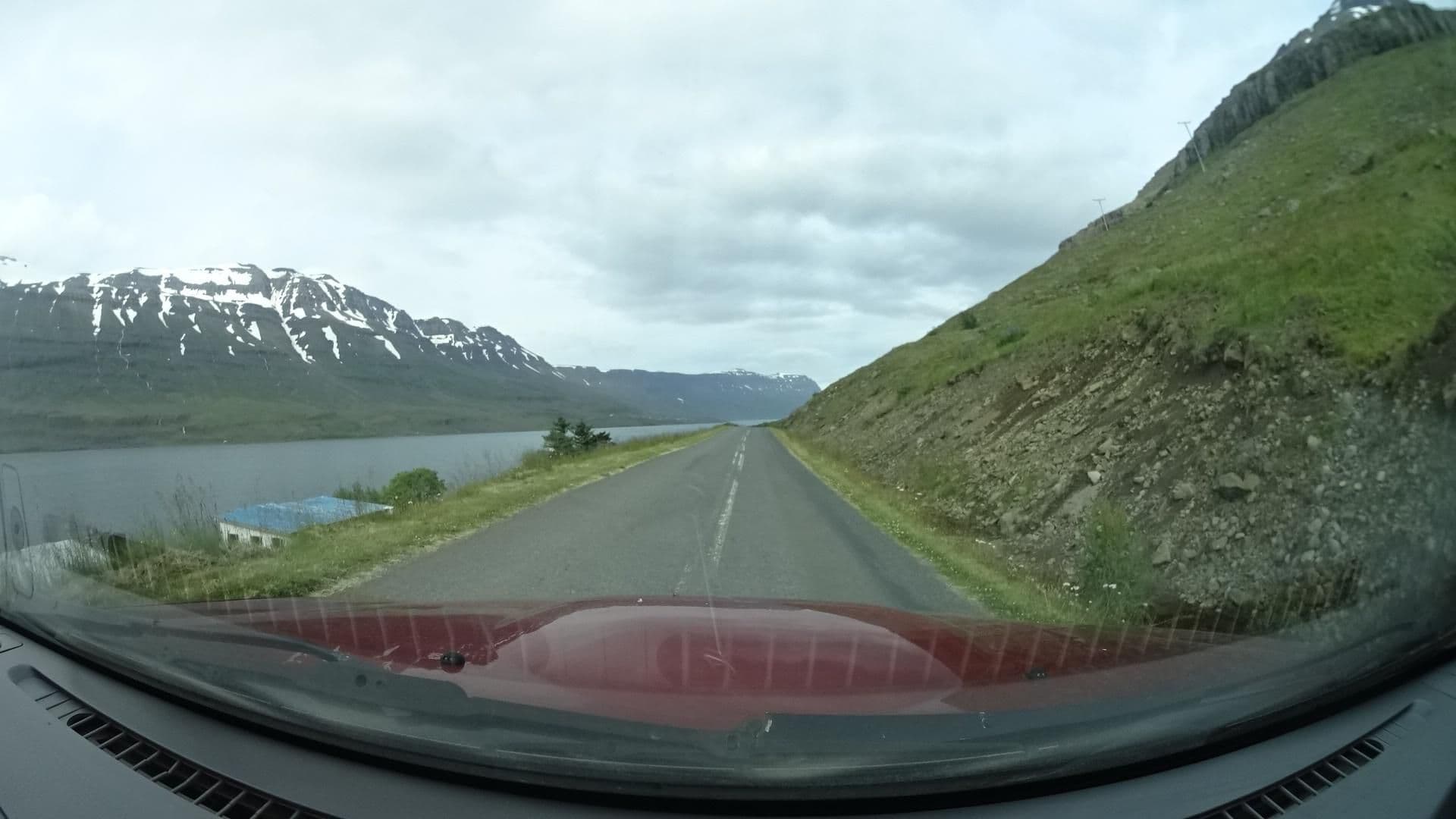 Street view near Nord Marina Guesthouse, Egilsstaðir — © kjartan (CC BY-SA · Mapillary)
