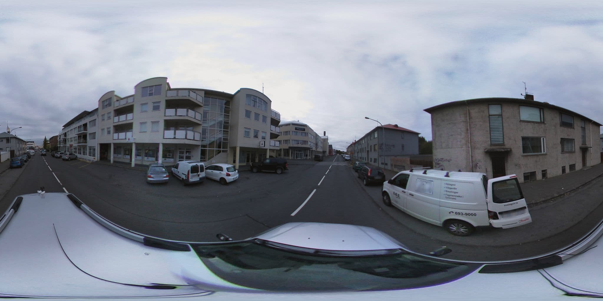 Street view near Downtown Reykjavík Apartments, Reykjavík — © amahon (CC BY-SA · Mapillary)