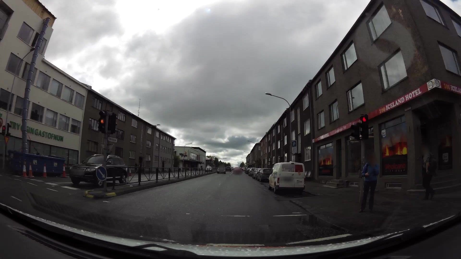 Street view near 100 Iceland Hotel, Reykjavík — © kaartcam (CC BY-SA · Mapillary)