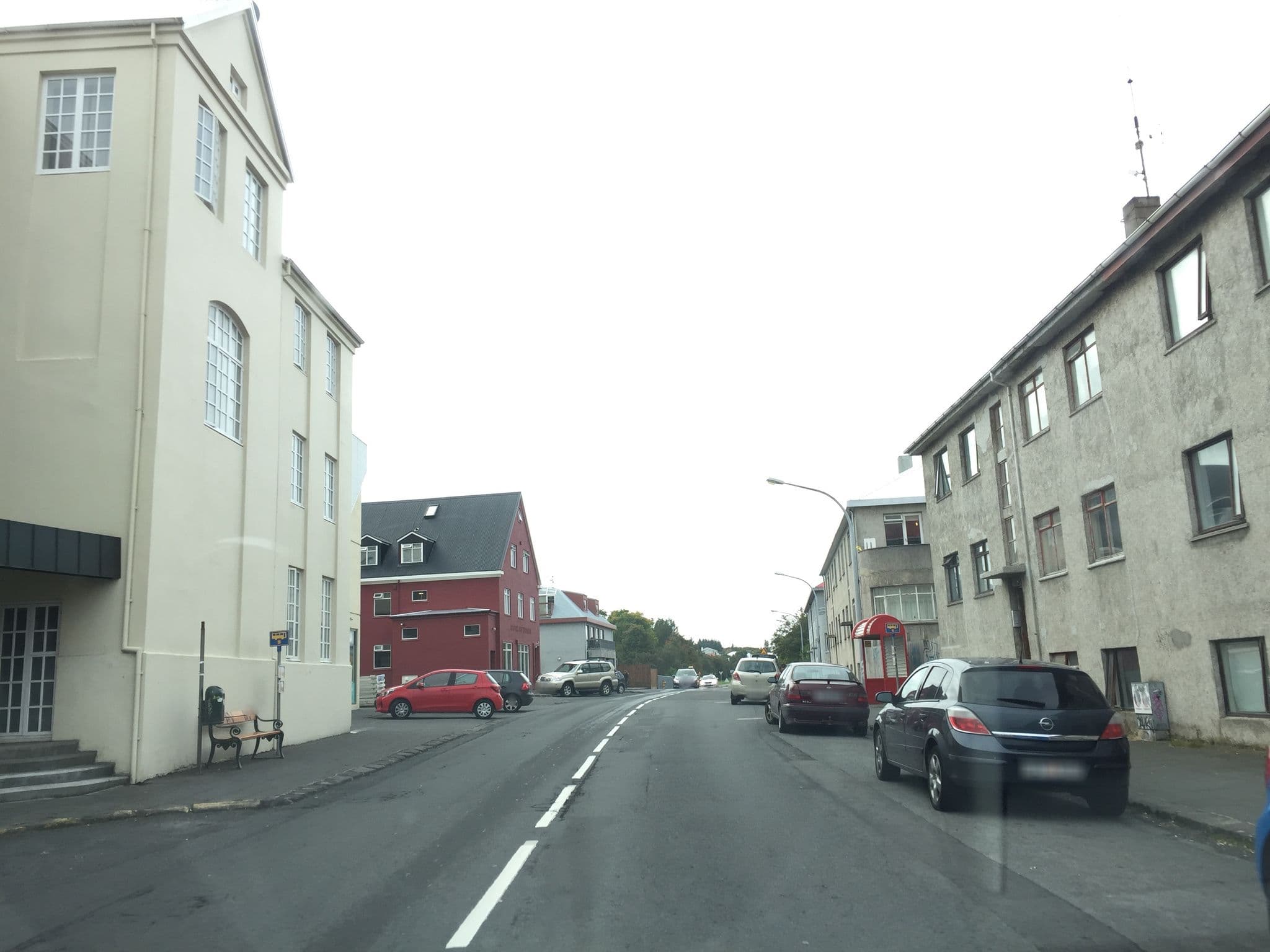 Street view near Fosshotel Rauðará, Reykjavík — © millenbop (CC BY-SA · Mapillary)