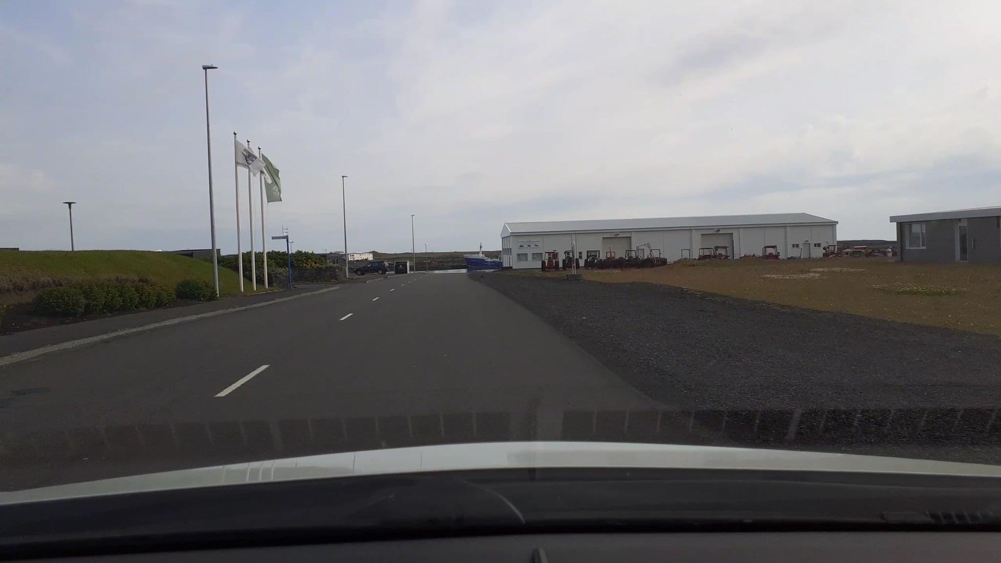 Street view near Mar Guesthouse, Grindavík — © kjarrval (CC BY-SA · Mapillary)