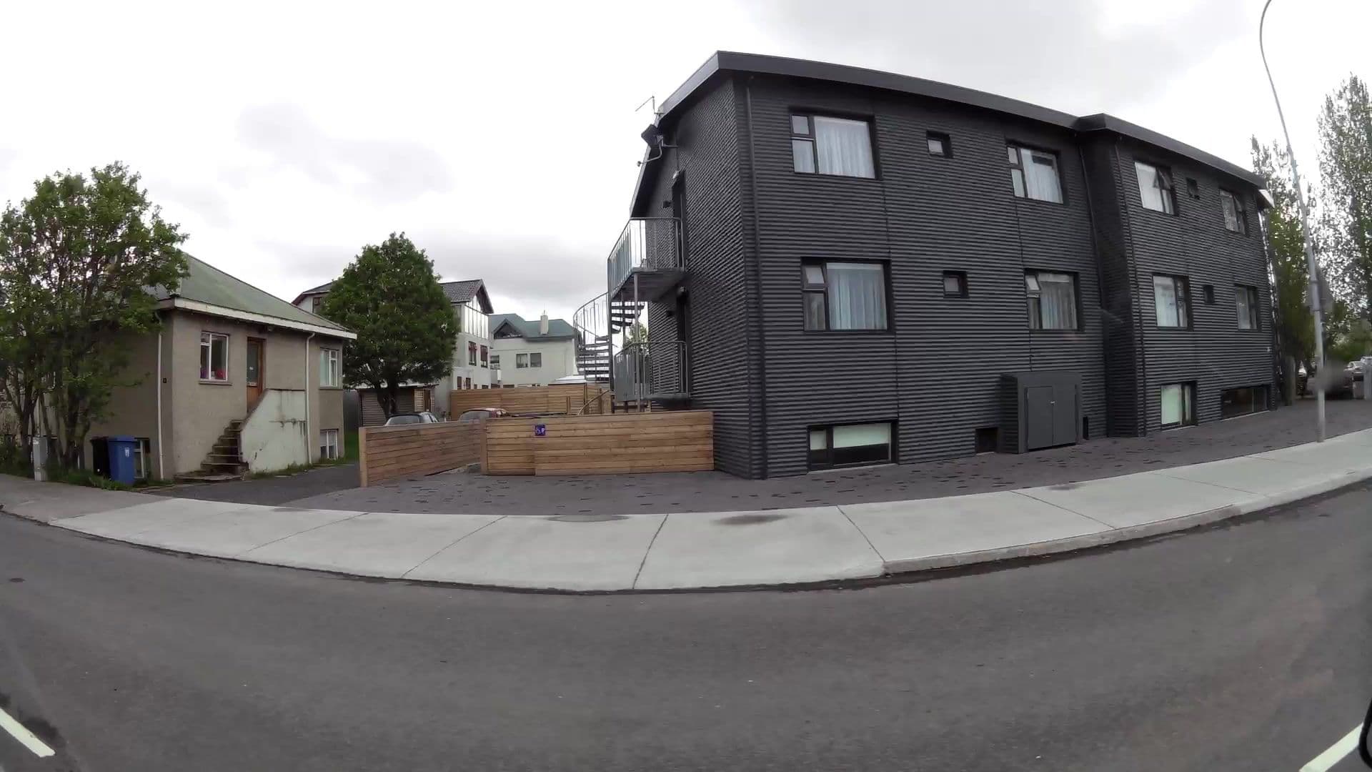 Street view near Norðurey Hotel City Garden, Reykjavík — © kaartcam (CC BY-SA · Mapillary)