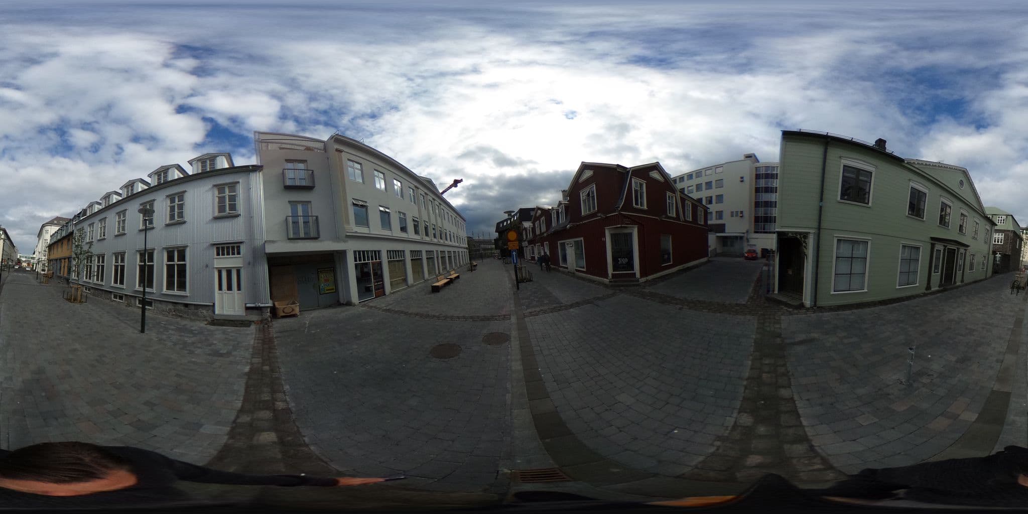 Street view near Reykjavík Konsúlat Hótel, Curio Collection By Hilton, Reykjavík — © ainali (CC BY-SA · Mapillary)