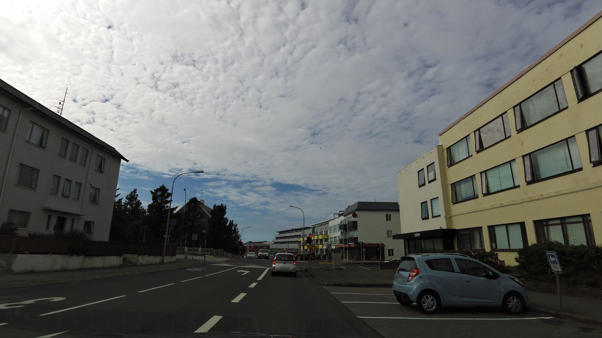 Street view near Frost Apartments, Reykjavík — © stalfur (CC BY-SA · Mapillary)