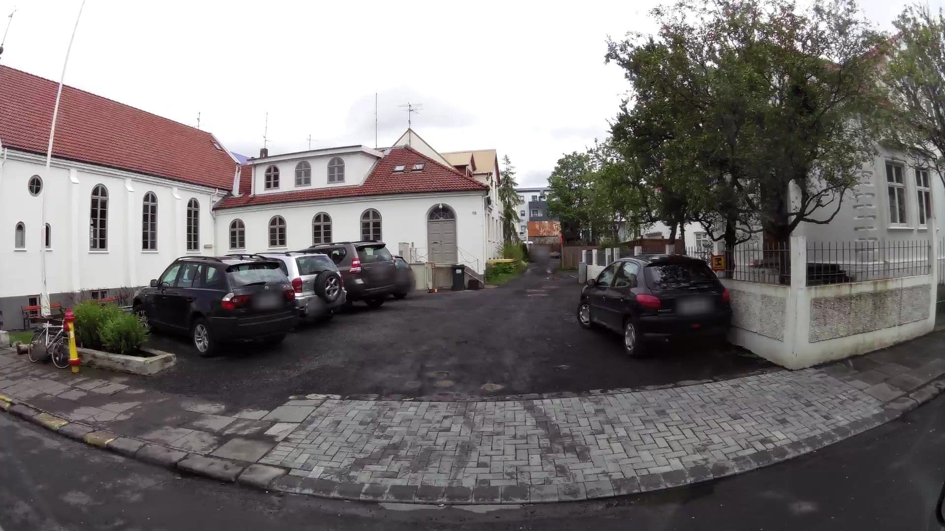 Street view near Hotel Luna Apartments, Reykjavík — © kaartcam (CC BY-SA · Mapillary)