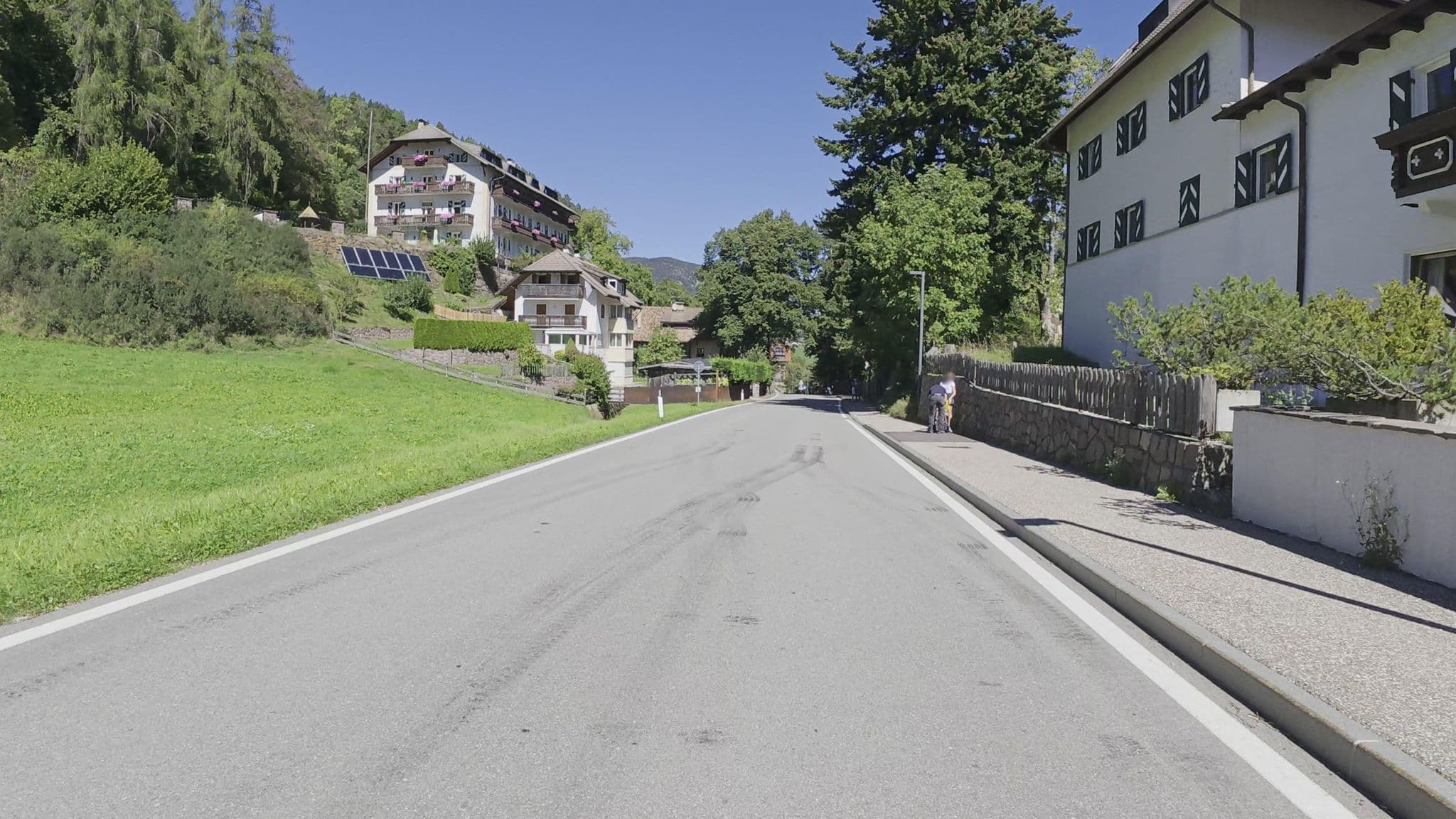 Street view near Sporthotel Spögler, Renon — © Guzzi_Franze (CC BY-SA · Mapillary)