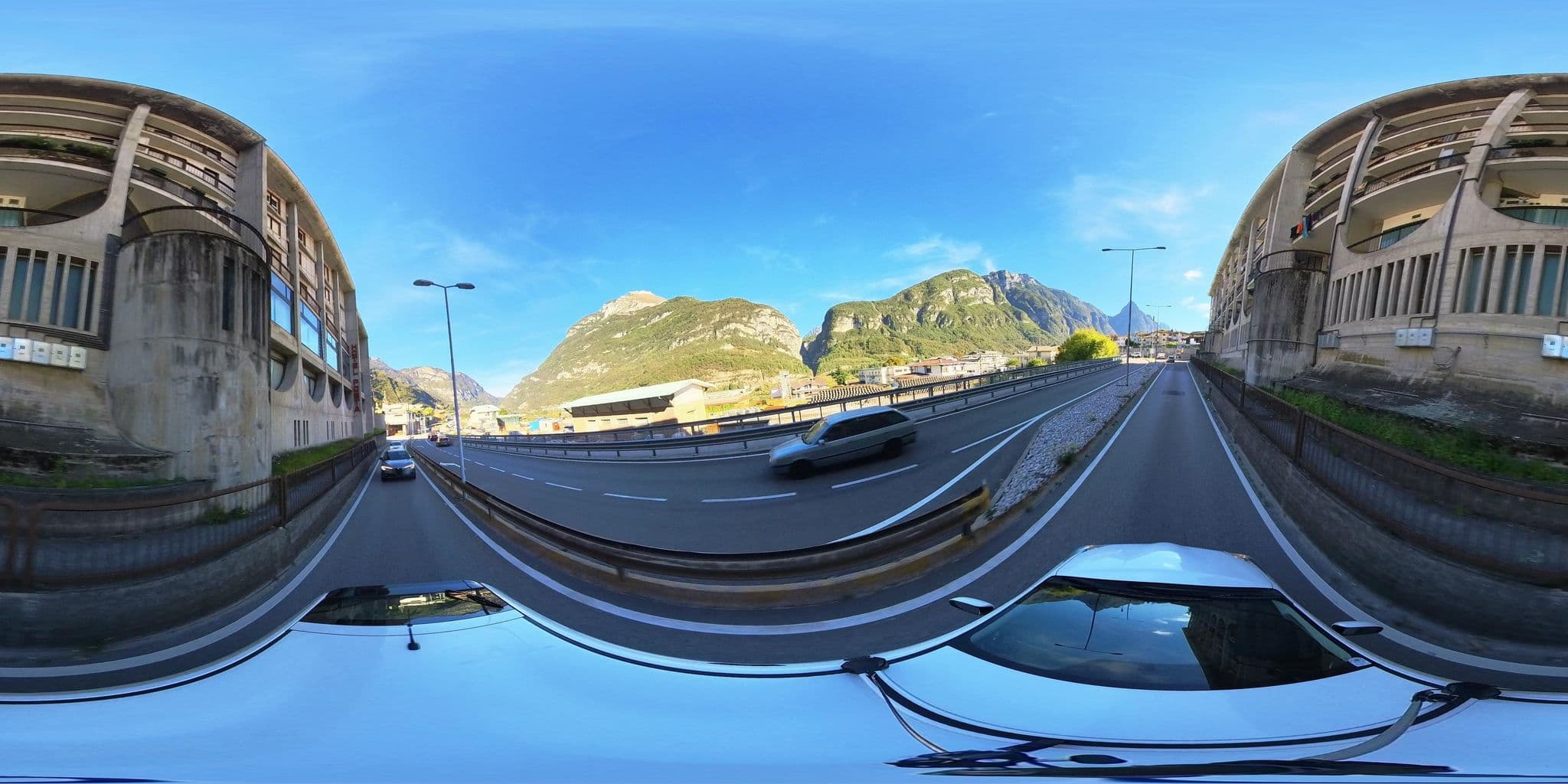 Street view near Hotel Posta, Longarone — © osmplus_org (CC BY-SA · Mapillary)