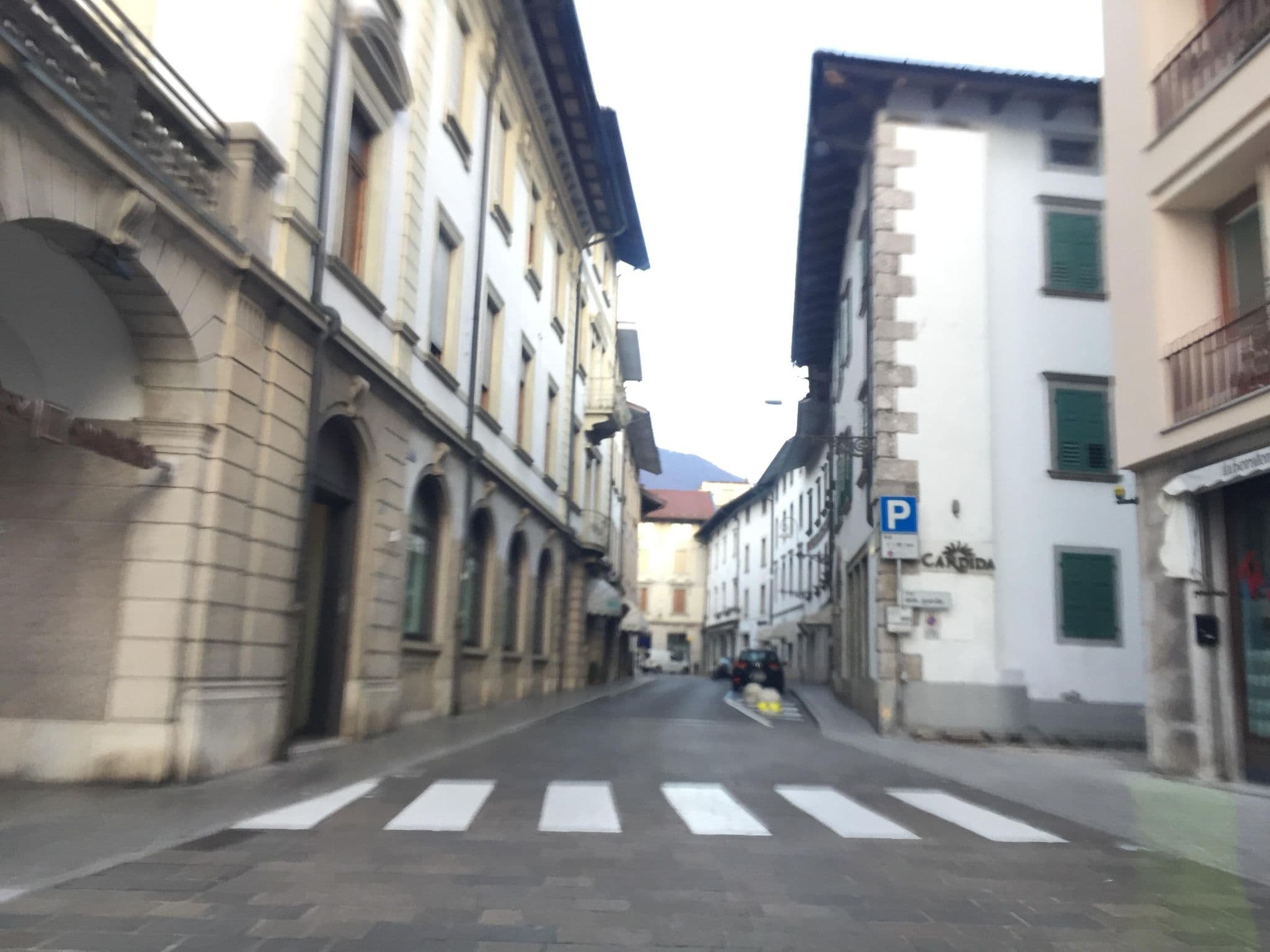Street view near Albergo Roma, Tolmezzo — © igorzo (CC BY-SA · Mapillary)