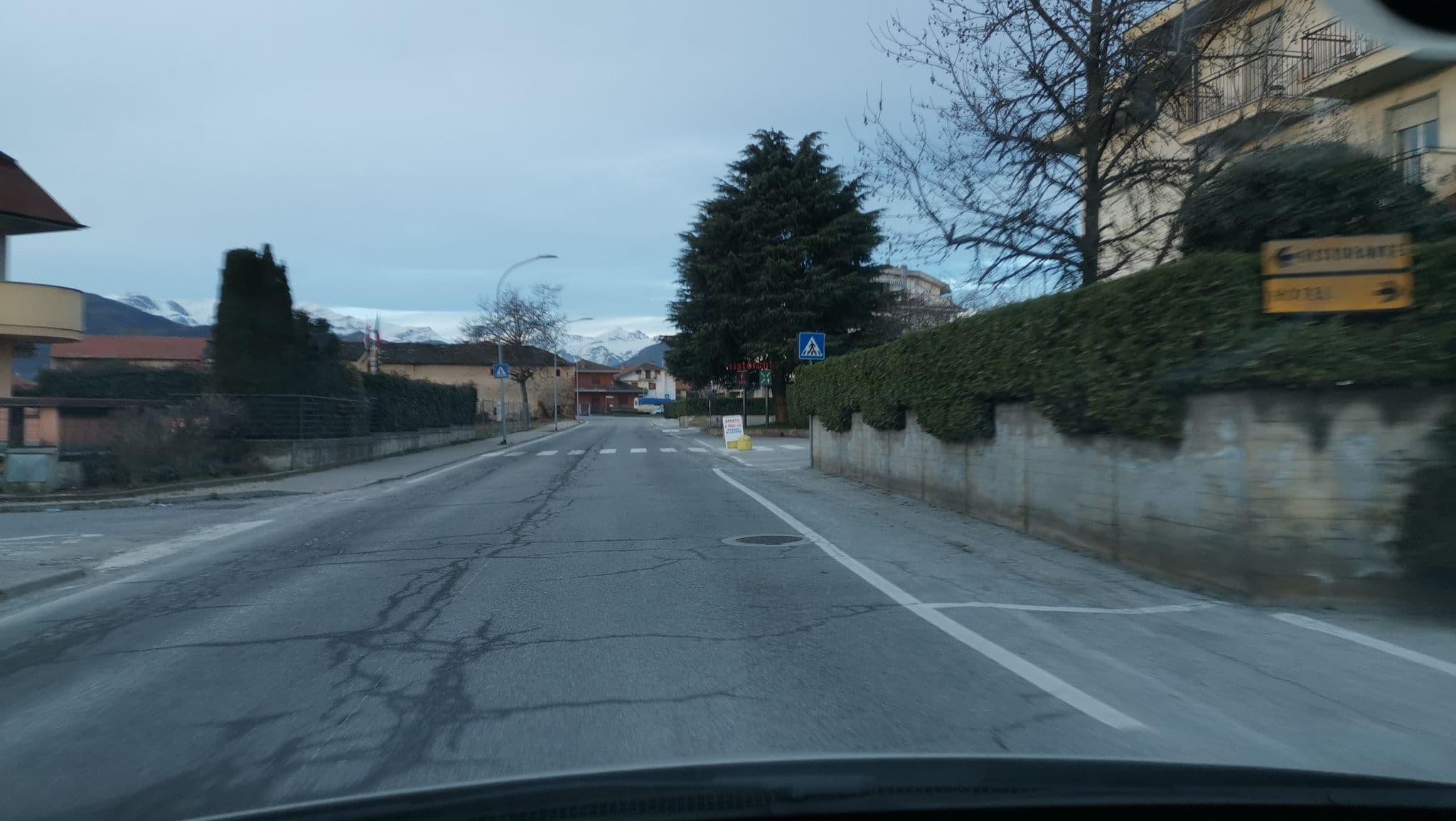Street view near Hotel Quadrifoglio, Caraglio — © maxtar1965 (CC BY-SA · Mapillary)