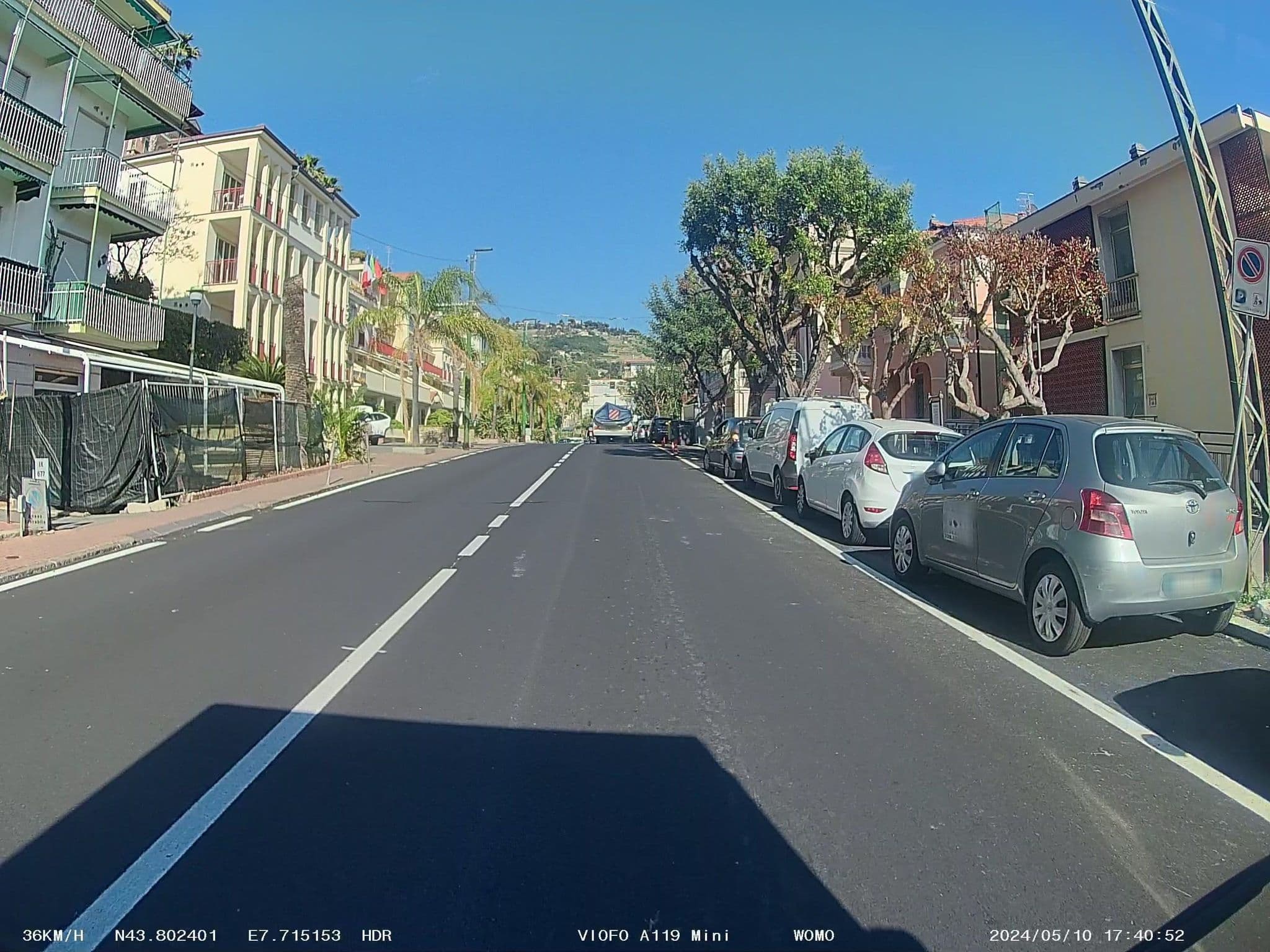 Street view near Hotel Firenze, Ospedaletti — © soulcover (CC BY-SA · Mapillary)