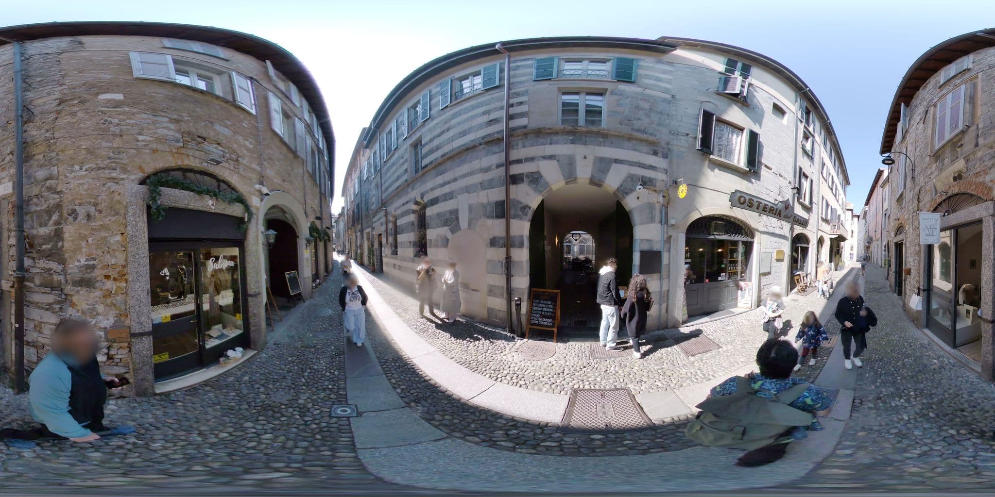 Street view near Hotel Tre Re, Como — © mapconcierge (CC BY-SA · Mapillary)