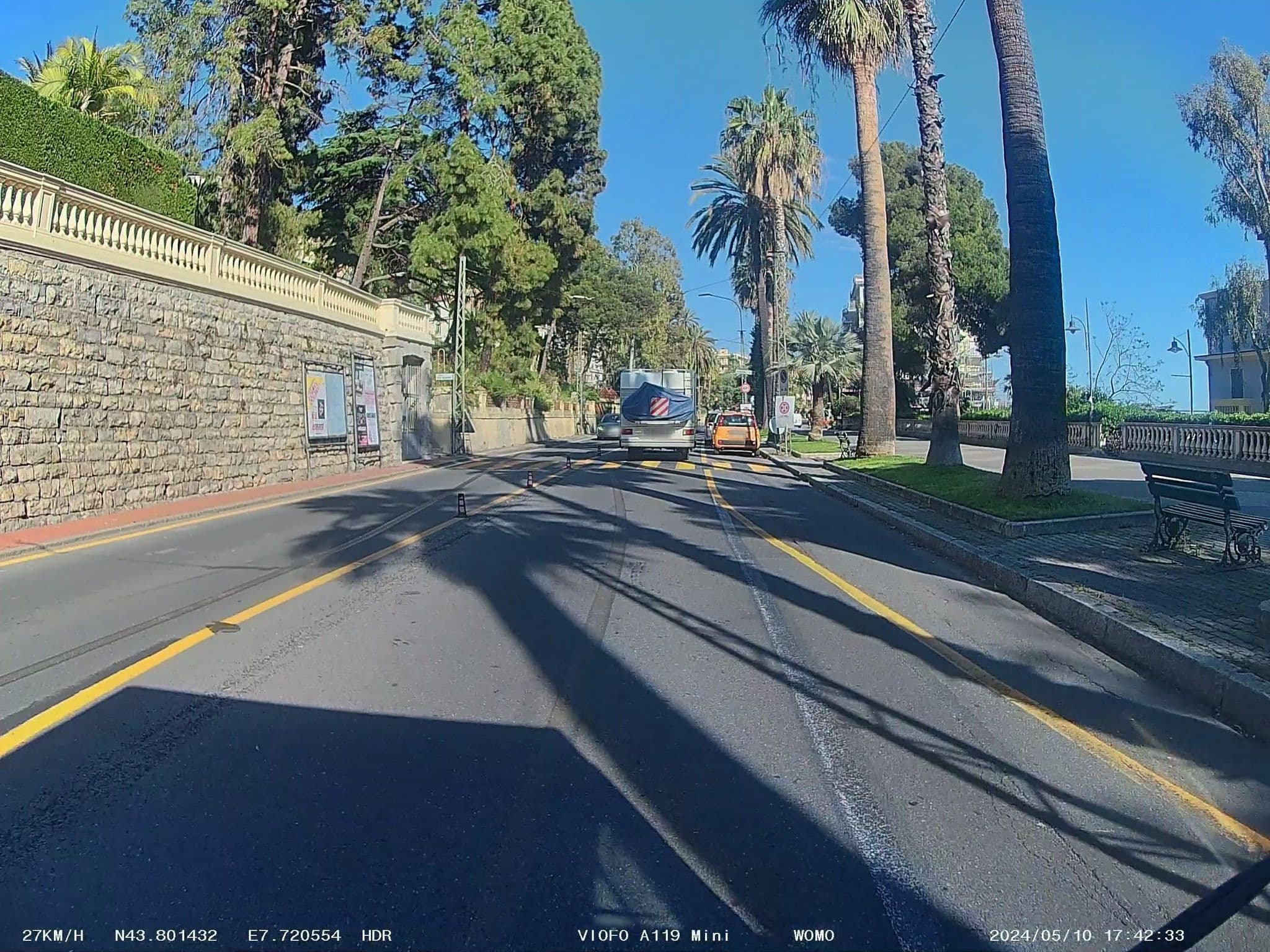 Street view near Hotel Petit Royal, Ospedaletti — © soulcover (CC BY-SA · Mapillary)