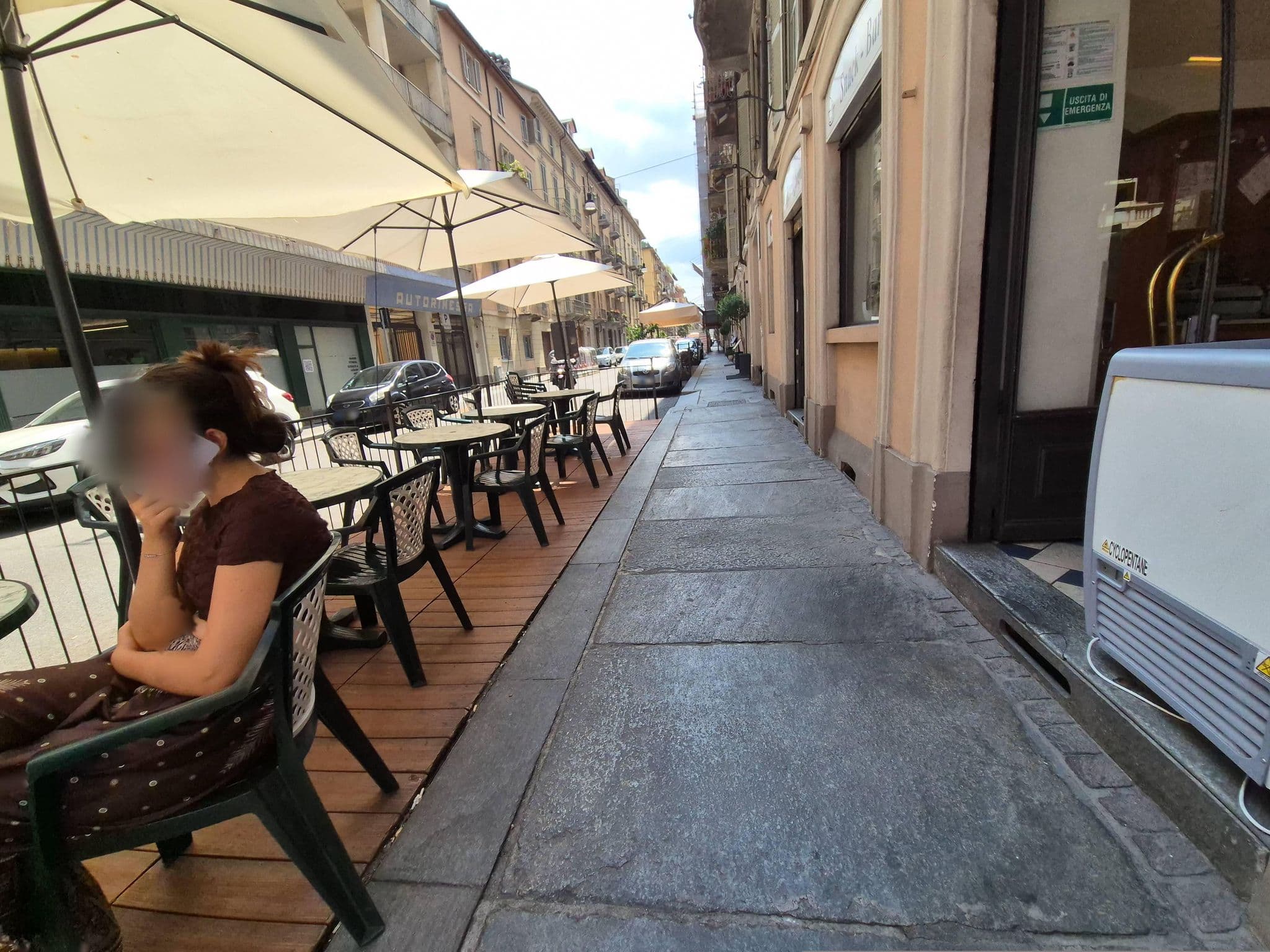 Street view near Hotel Italia, Crocetta — © omfg_notpr (CC BY-SA · Mapillary)