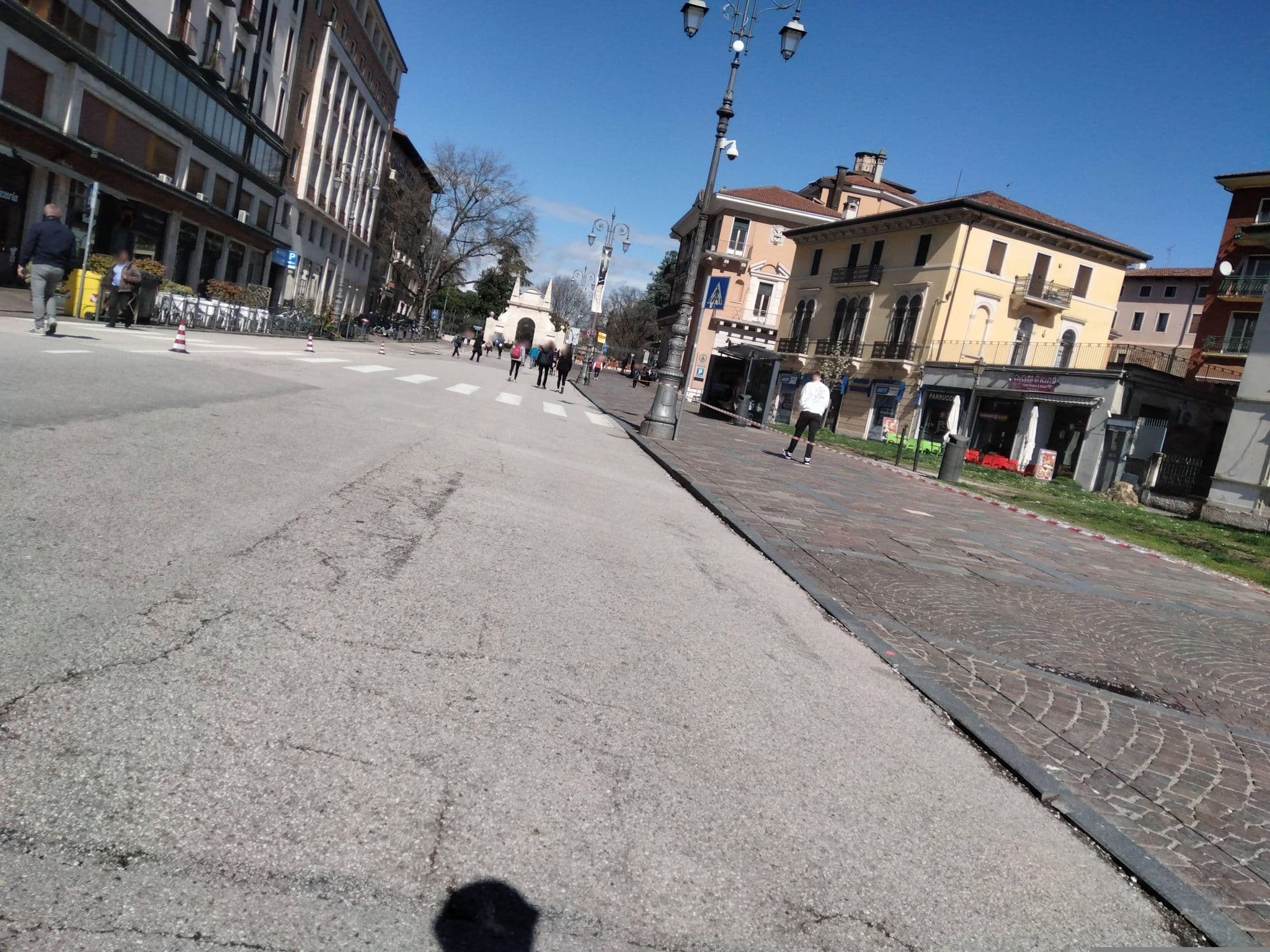 Street view near Hotel Campo Marzio, Vicenza — © mircozorzo (CC BY-SA · Mapillary)