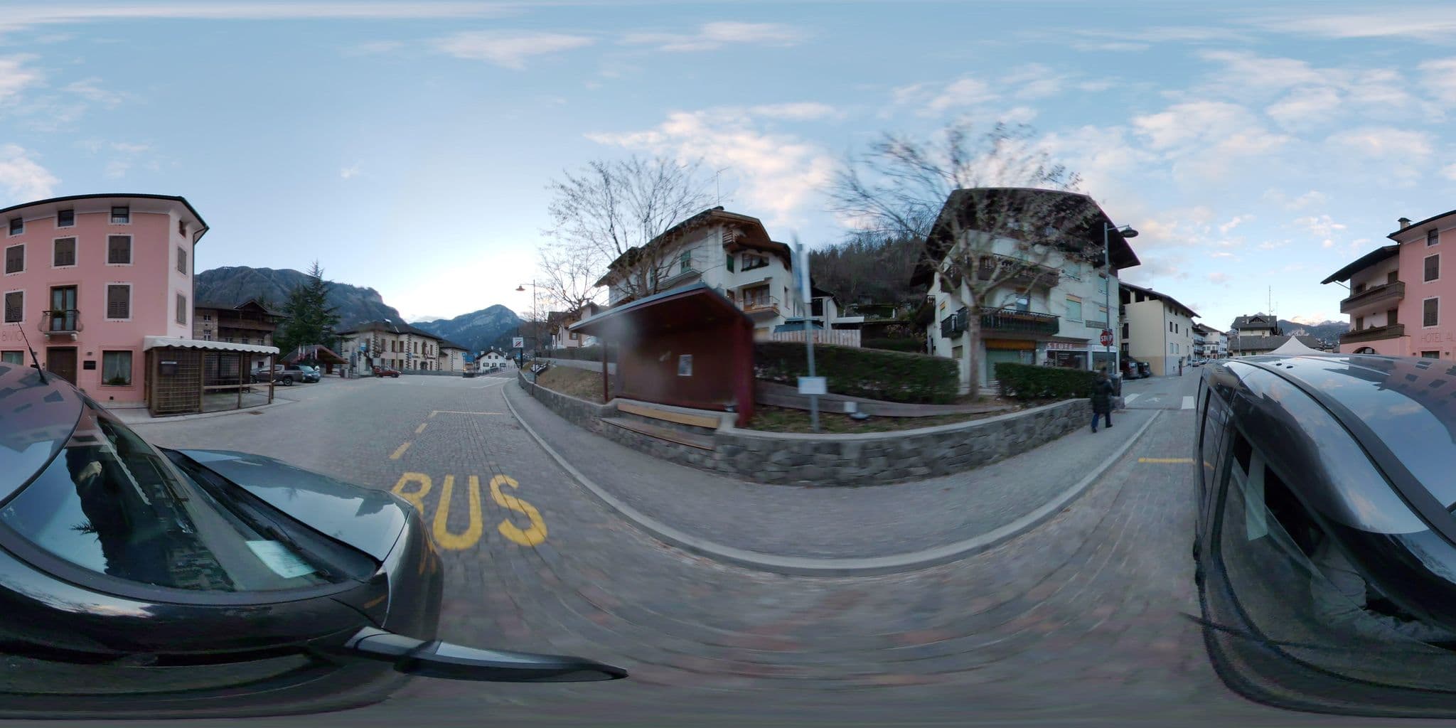 Street view near Albergo Al Bivio, Imer — © mapconcierge (CC BY-SA · Mapillary)
