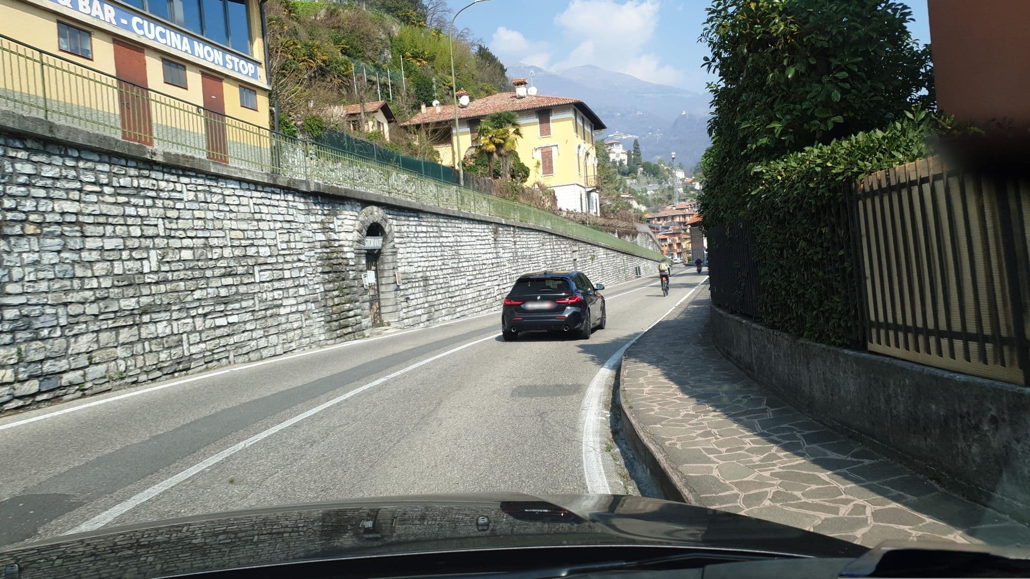 Street view near Lake Como Hostel, Menaggio — © yannakis (CC BY-SA · Mapillary)