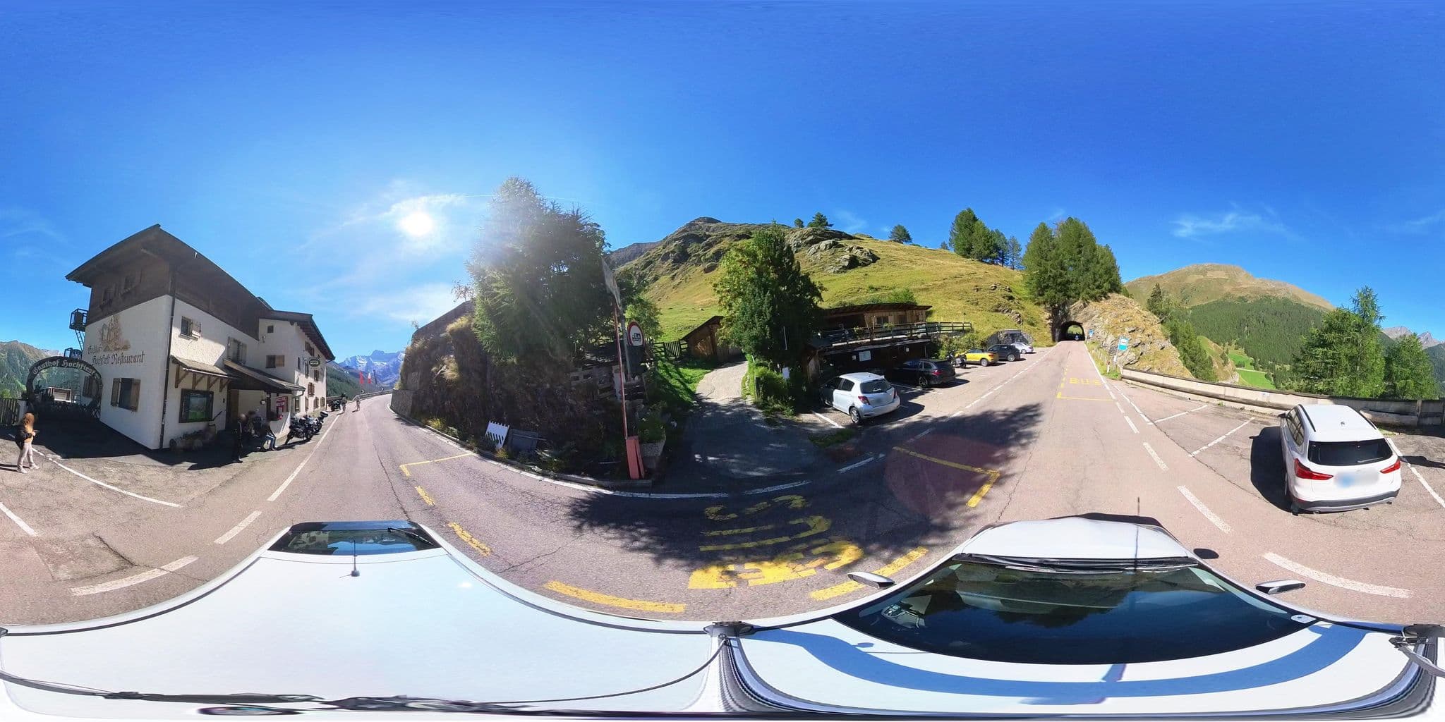Street view near Gasthof Hochfirst, San Leonardo in Passiria — © osmplus_org (CC BY-SA · Mapillary)