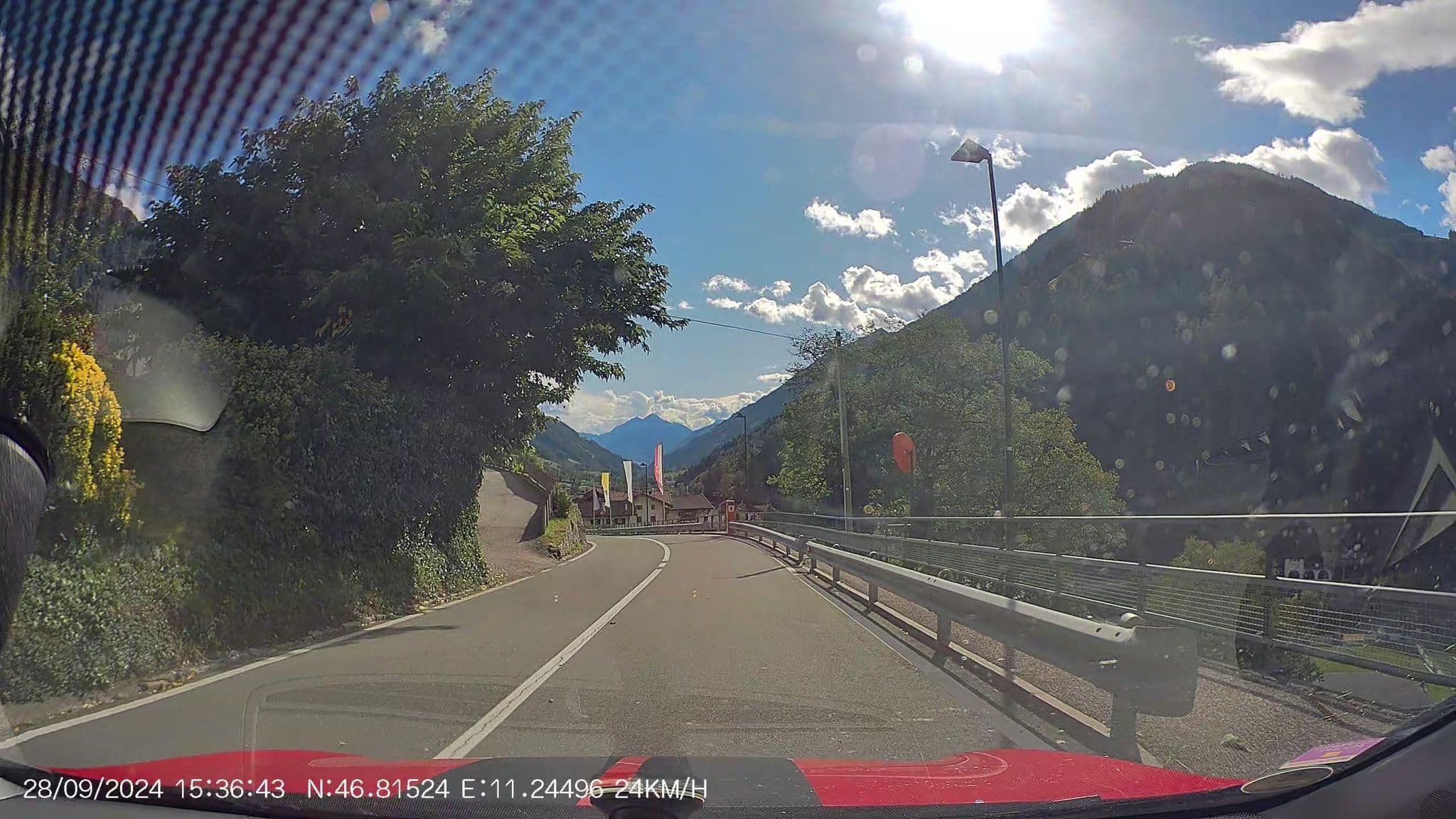 Street view near Hotel Das Bergland, San Leonardo in Passiria — © AR88 (CC BY-SA · Mapillary)