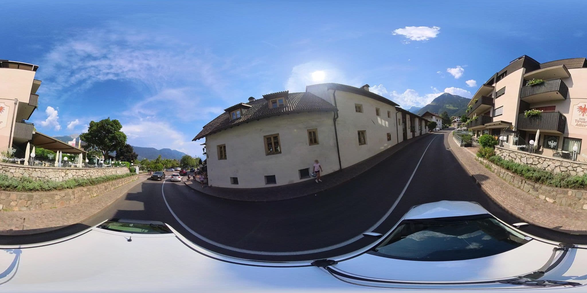 Street view near Hotel Zum Tiroler Adler, Tirolo