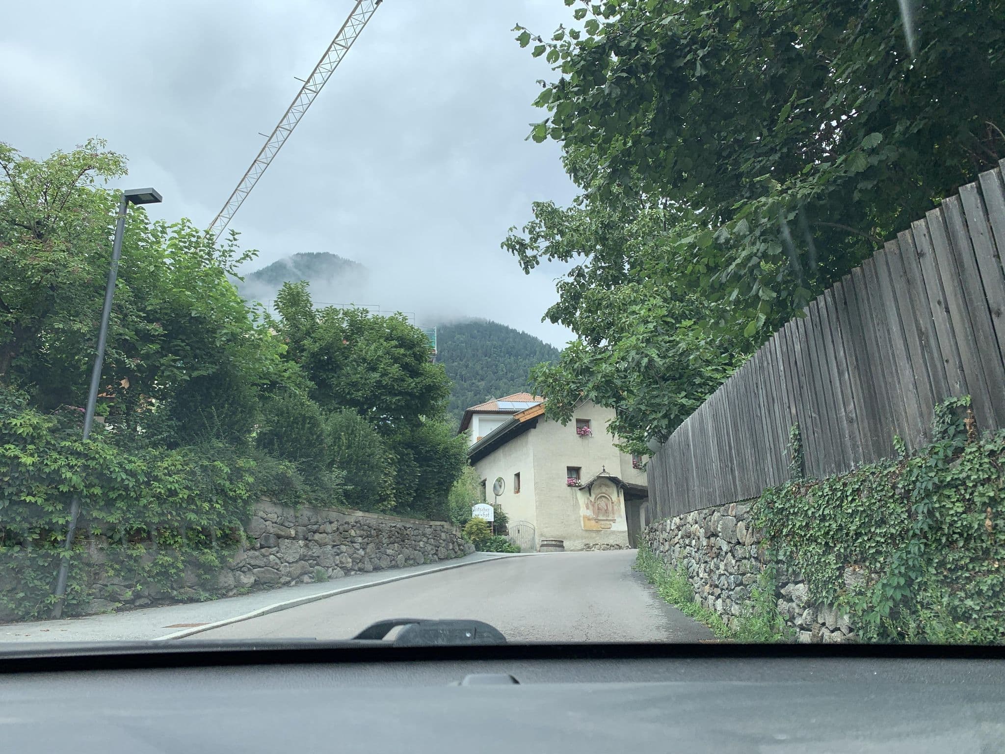 Street view near Hotel Tritscherhof, Tirolo