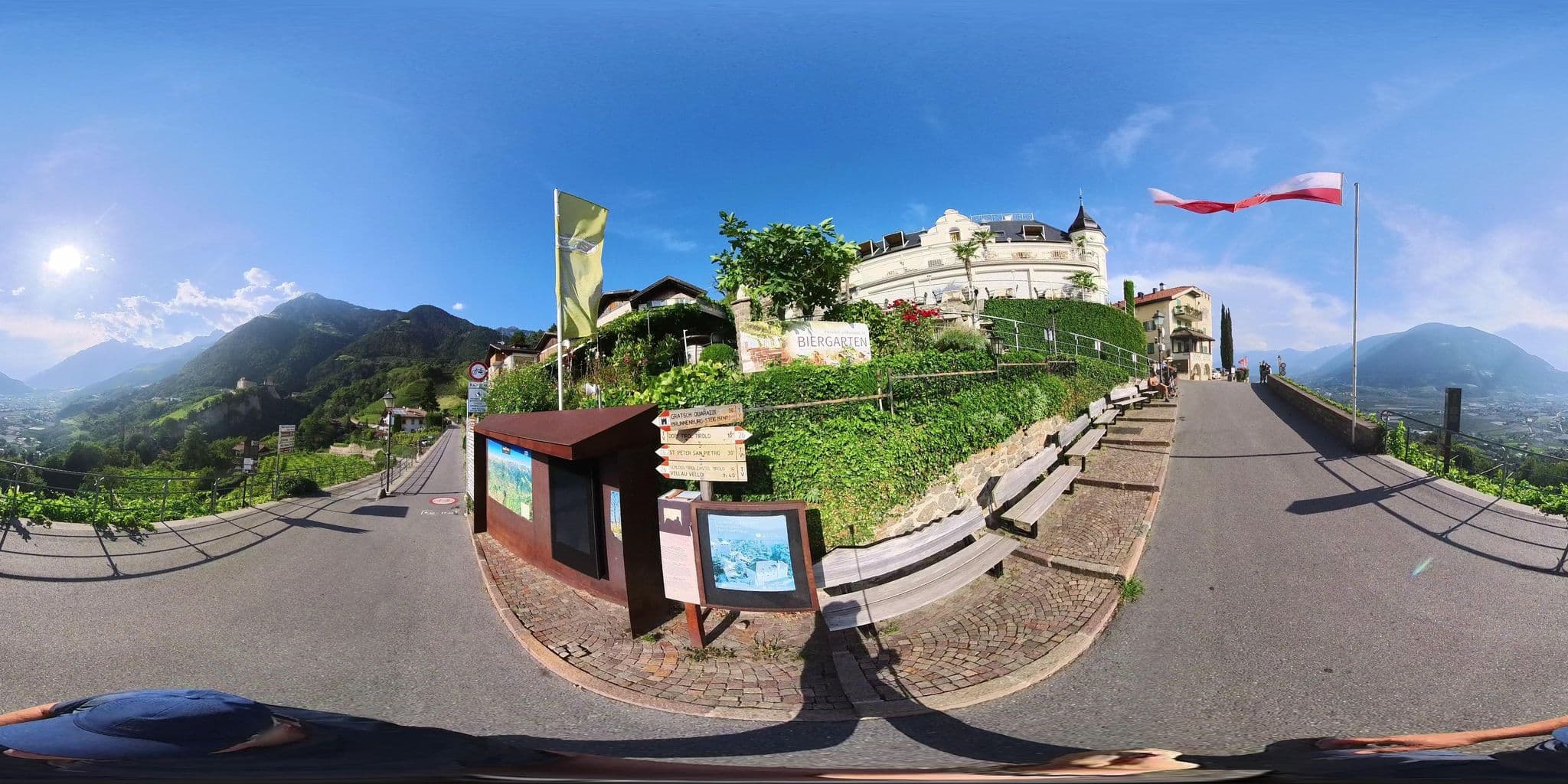 Street view near Weithaler, Tirolo