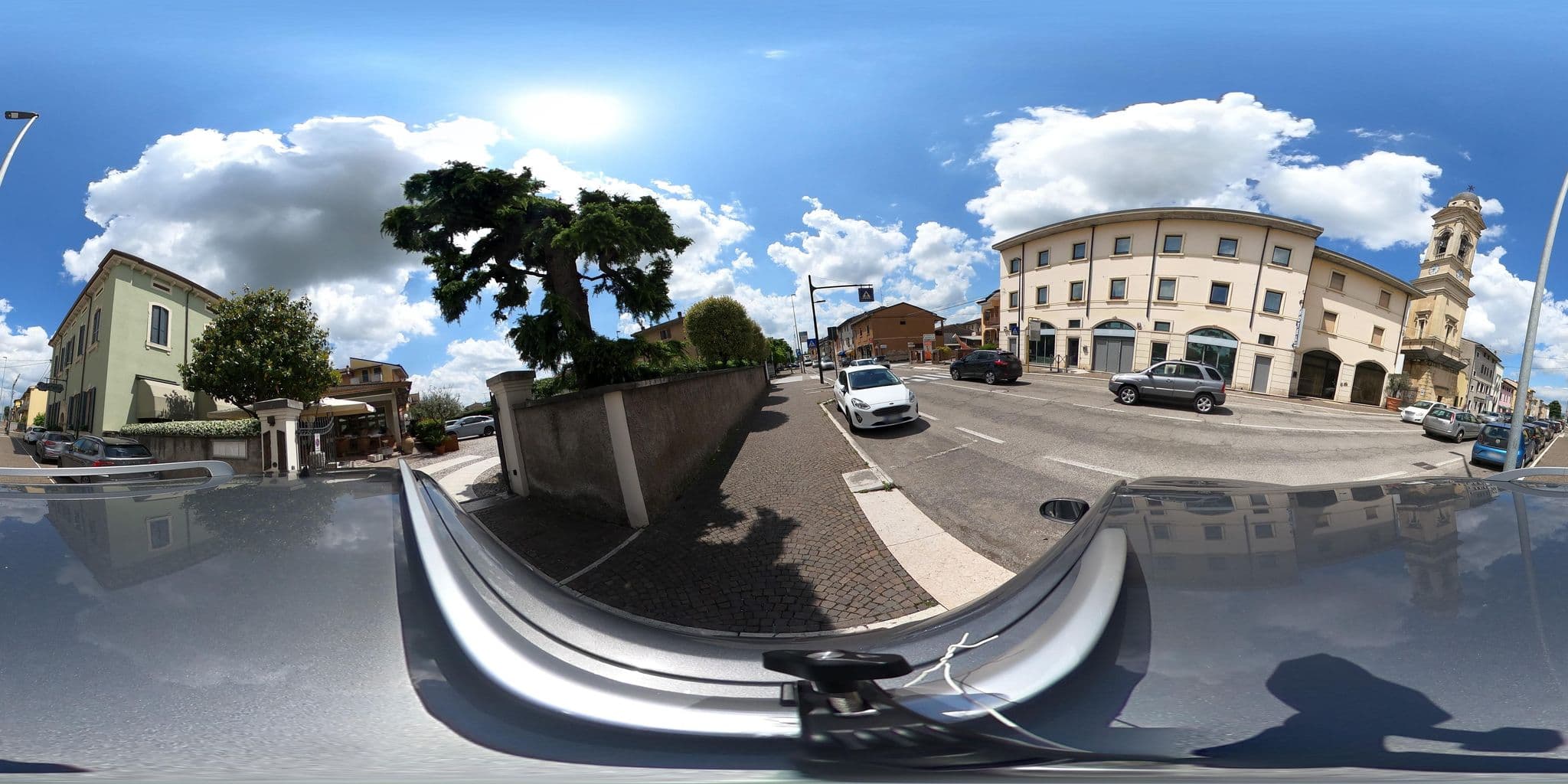 Street view near Hotel Postumia, Dossobuono — © canfe (CC BY-SA · Mapillary)
