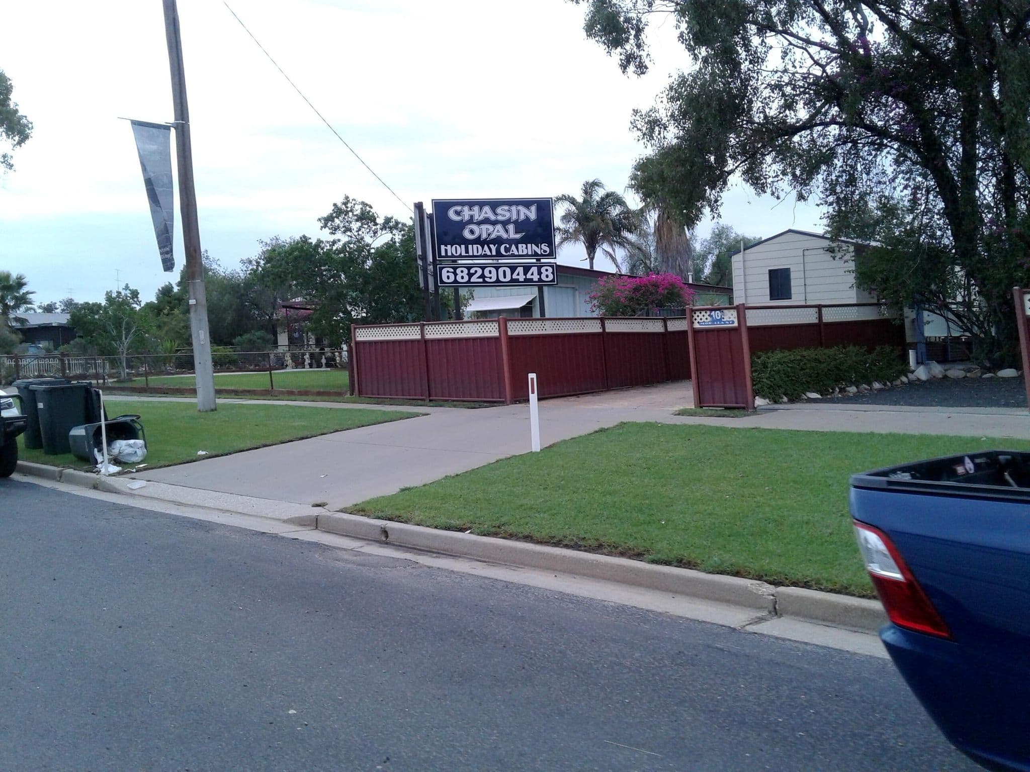 Street view near Chasin Opal Holiday Cabins, Lightning Ridge — © bob3bob3 (CC BY-SA · Mapillary)