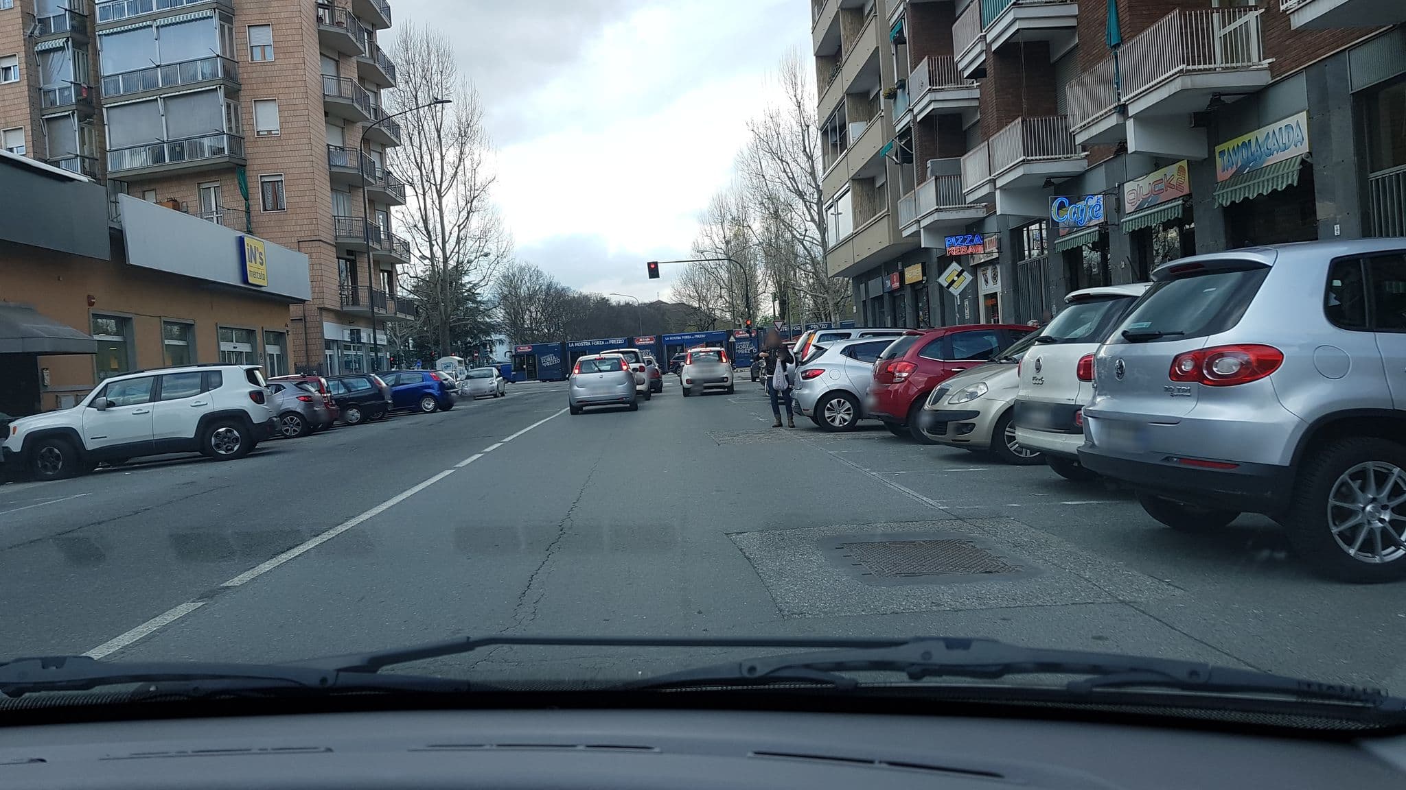 Street view near Hotel Giada, Mirafiori Sud — © emanuele (CC BY-SA · Mapillary)