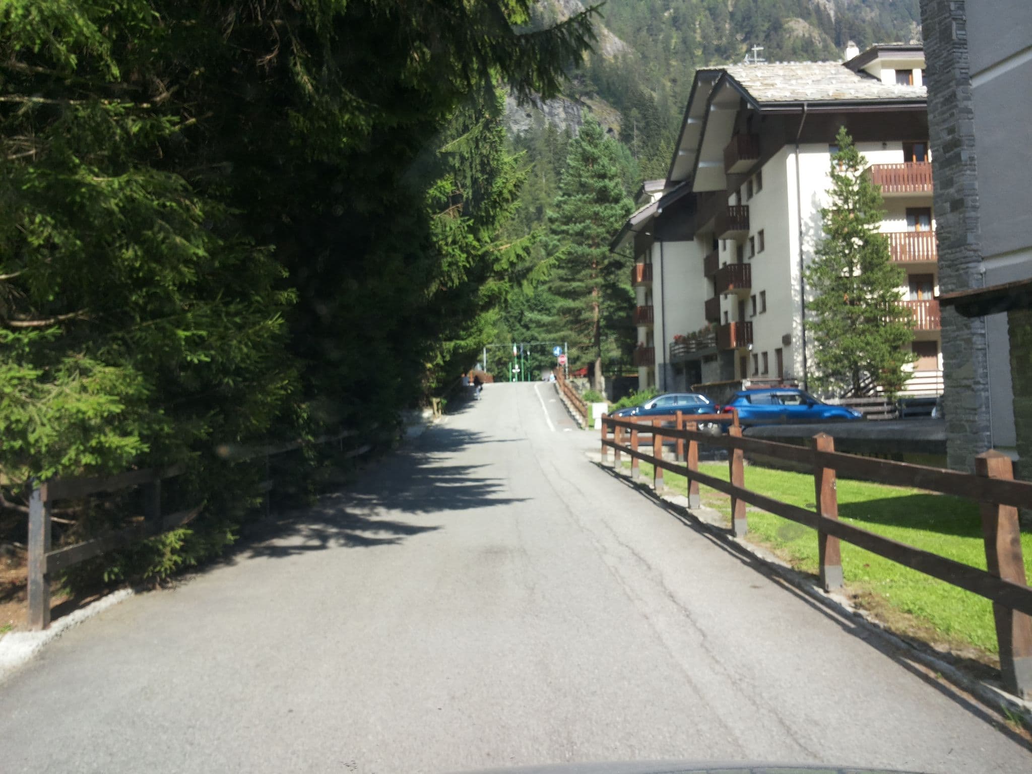 Street view near Hotel Gressoney, Ayas