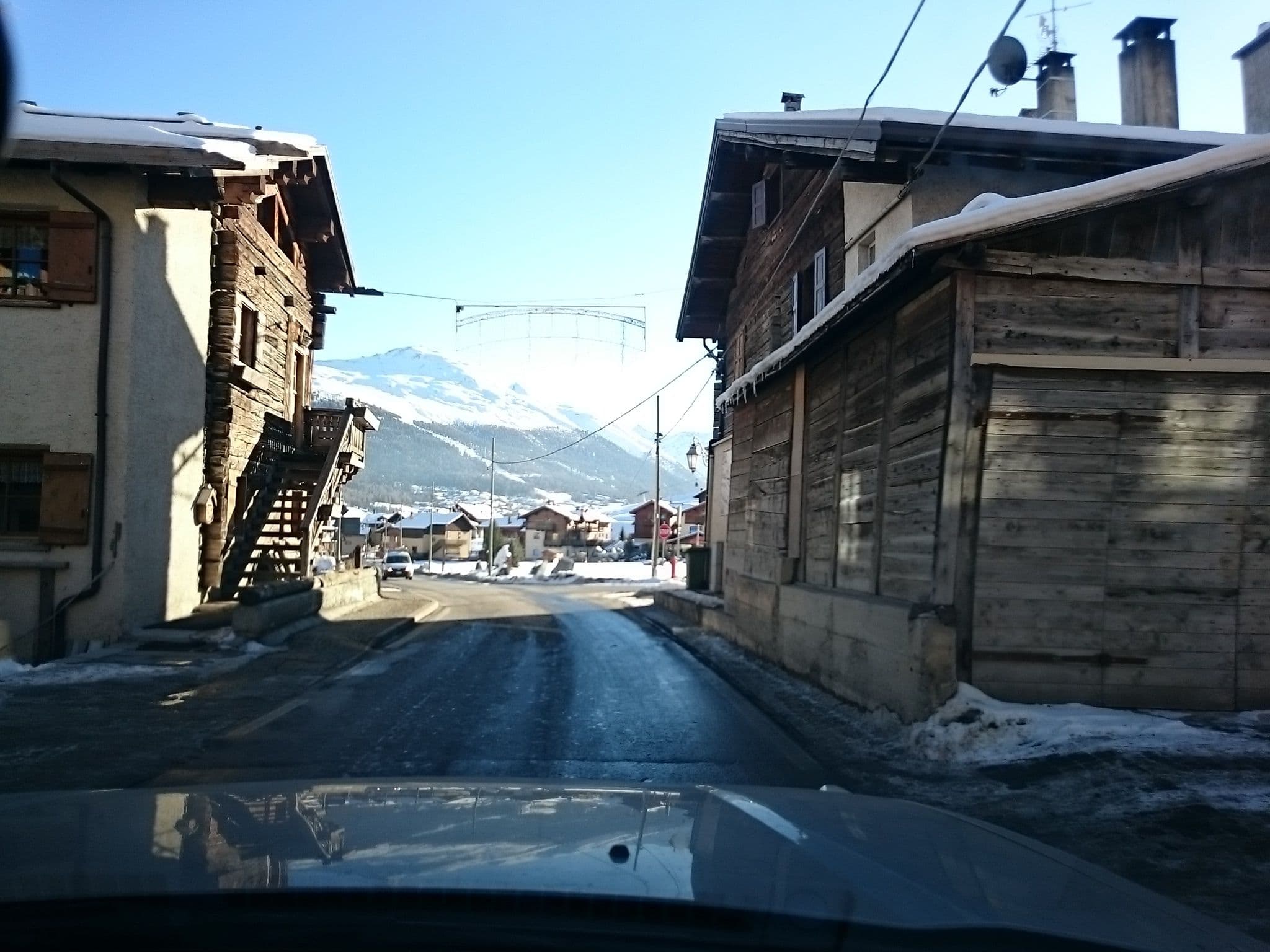 Street view near Baita Miralago, Livigno
