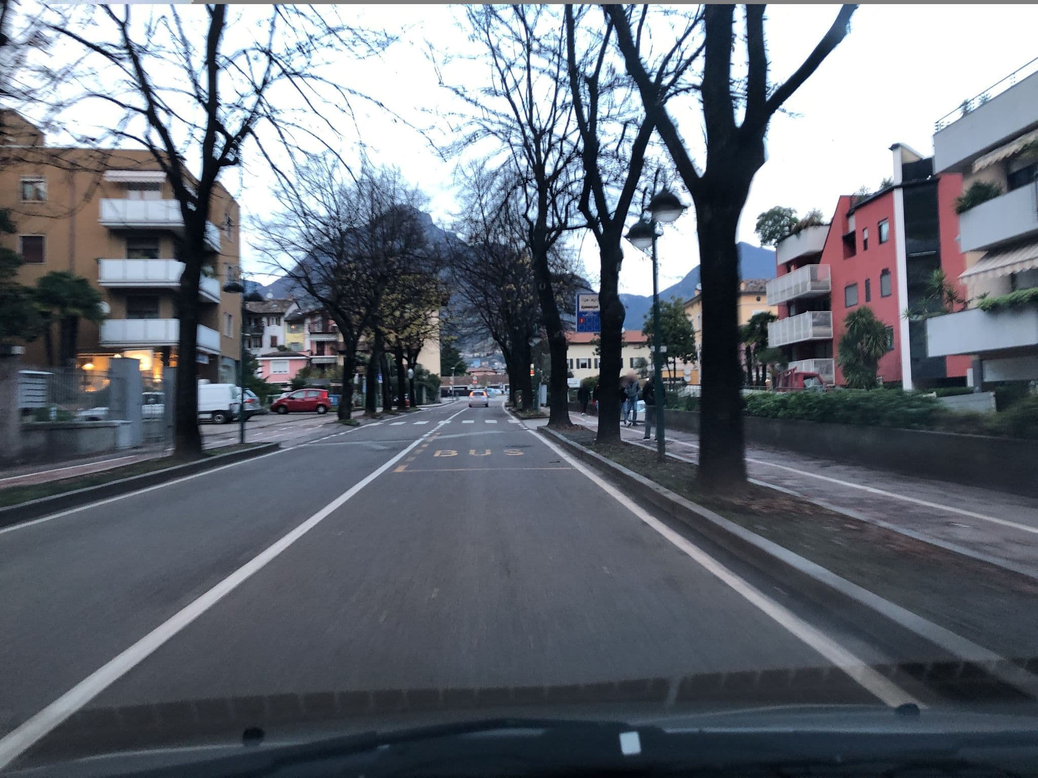 Street view near Garnì Villa Maria, Riva del Garda