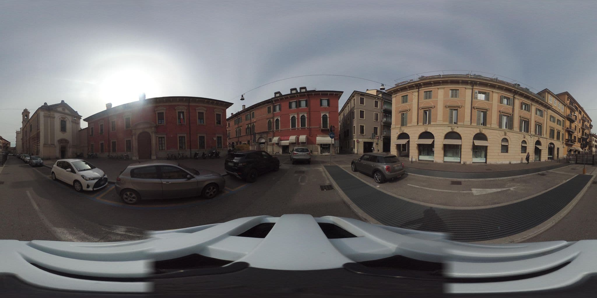 Street view near B&B PonteManin, Verona
