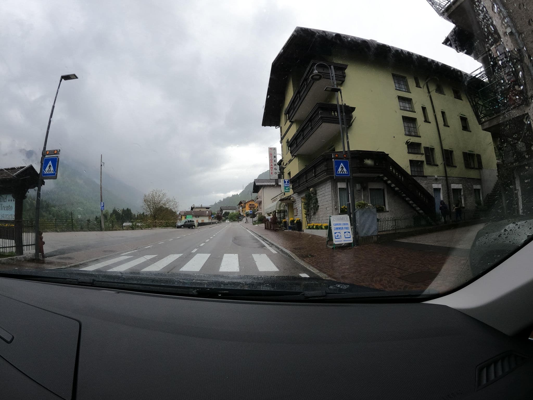 Street view near Albergo Ristorante Trento, Roncone — © borovac (CC BY-SA · Mapillary)