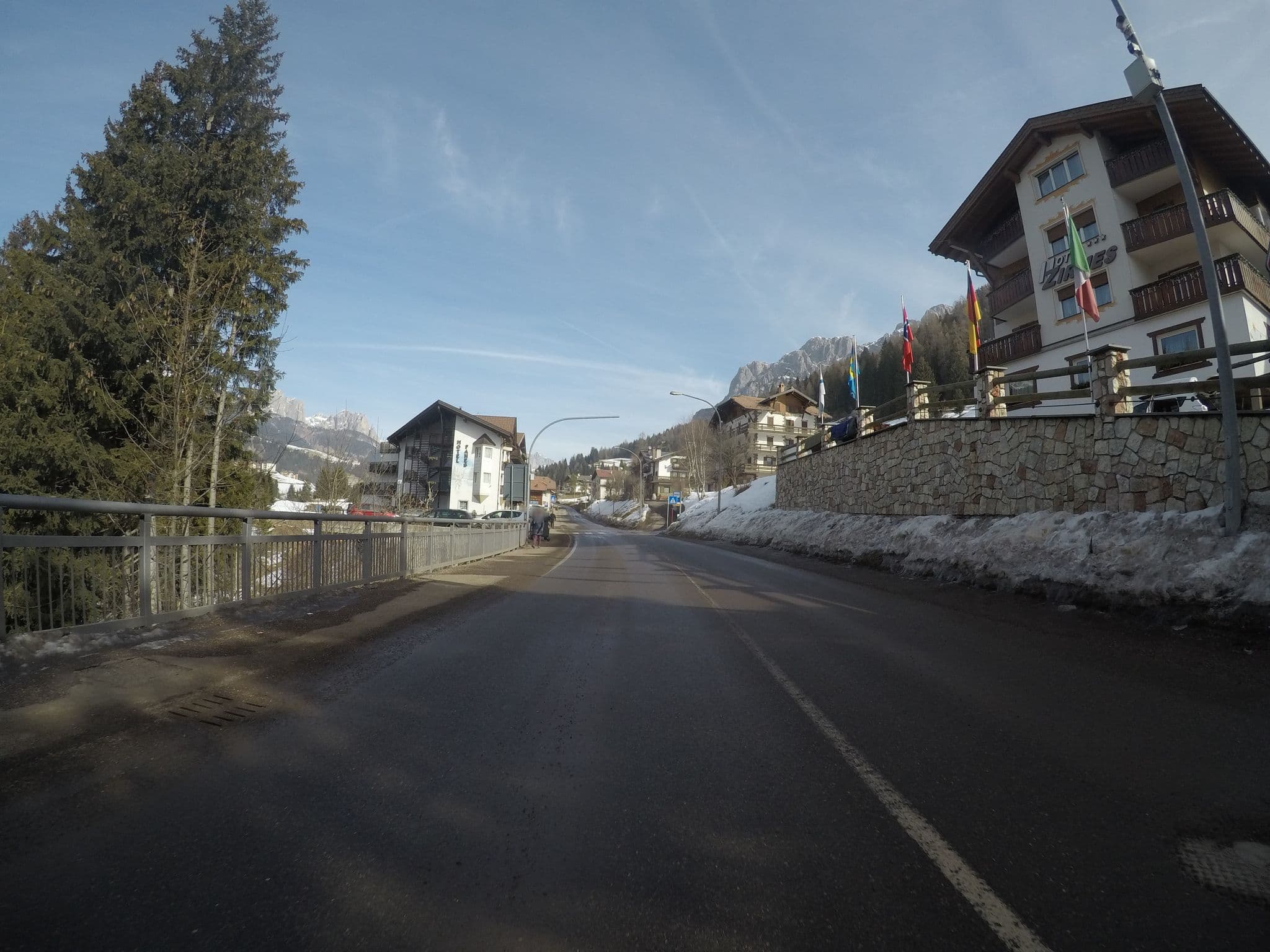 Street view near Hotel Zirmes, Moena — © chrisbeddow (CC BY-SA · Mapillary)