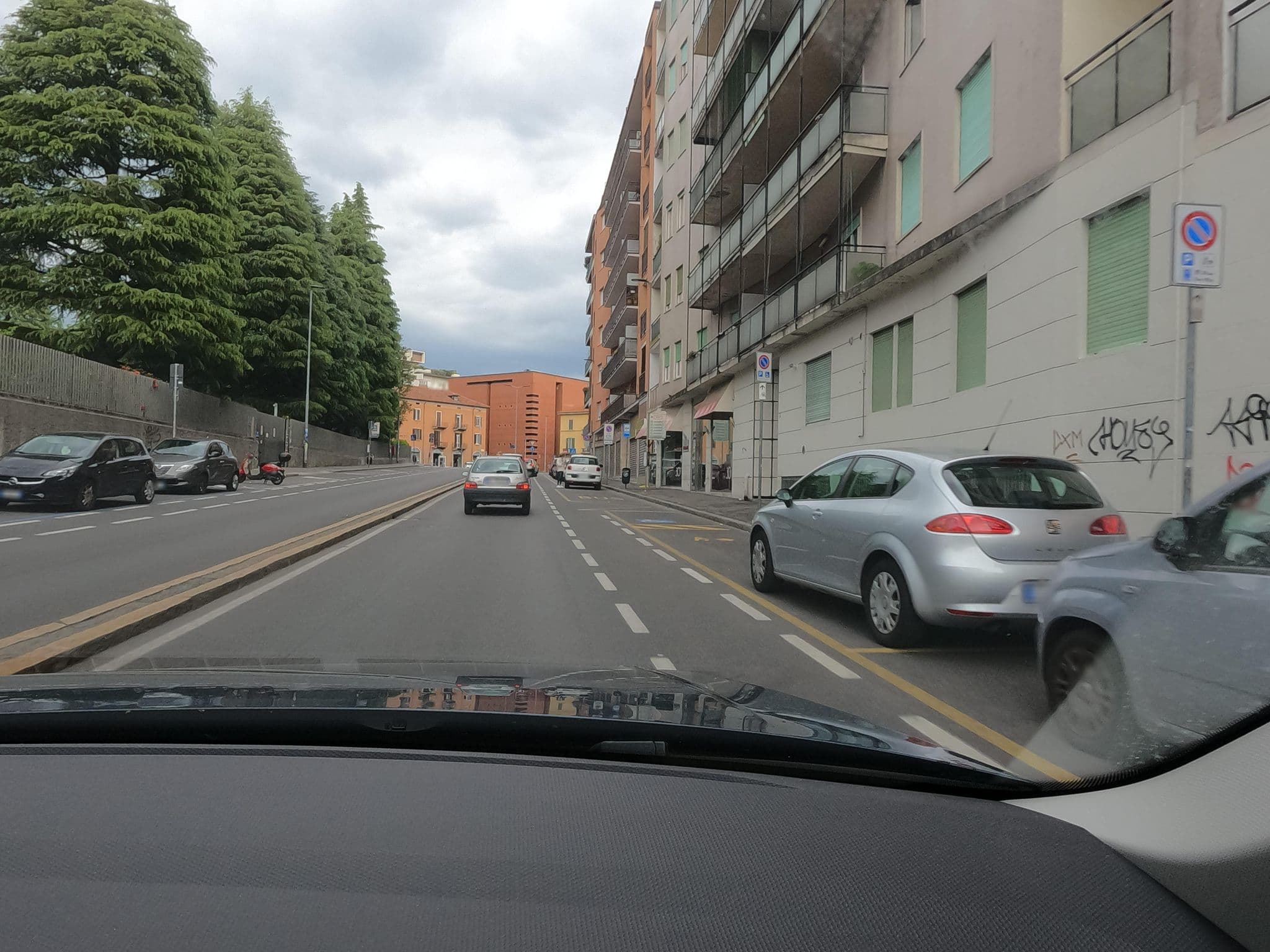 Street view near Sonila's Home, Bergamo — © borovac (CC BY-SA · Mapillary)
