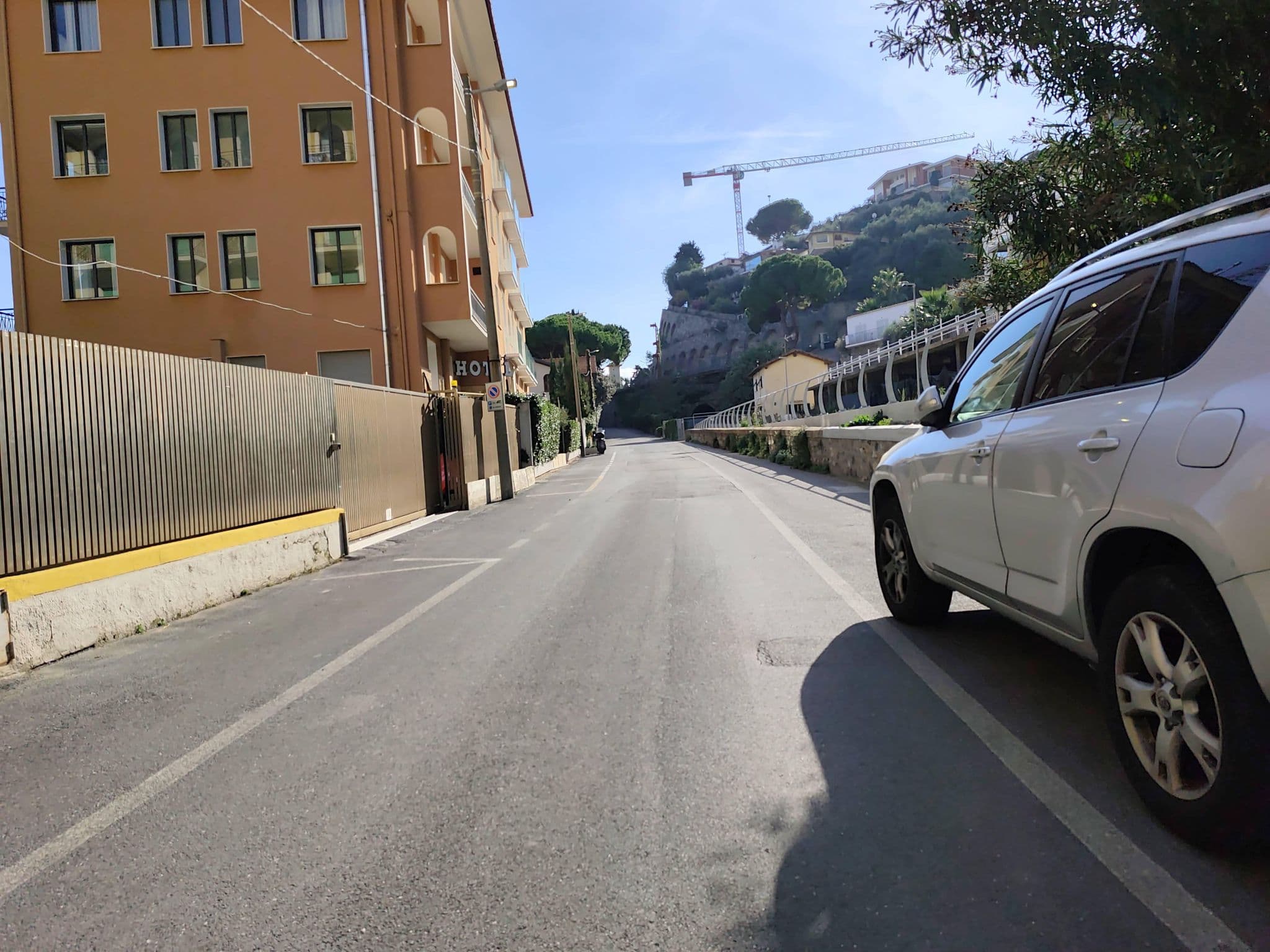 Street view near Hotel Jasmin, Diano Marina — © Duro (CC BY-SA · Mapillary)