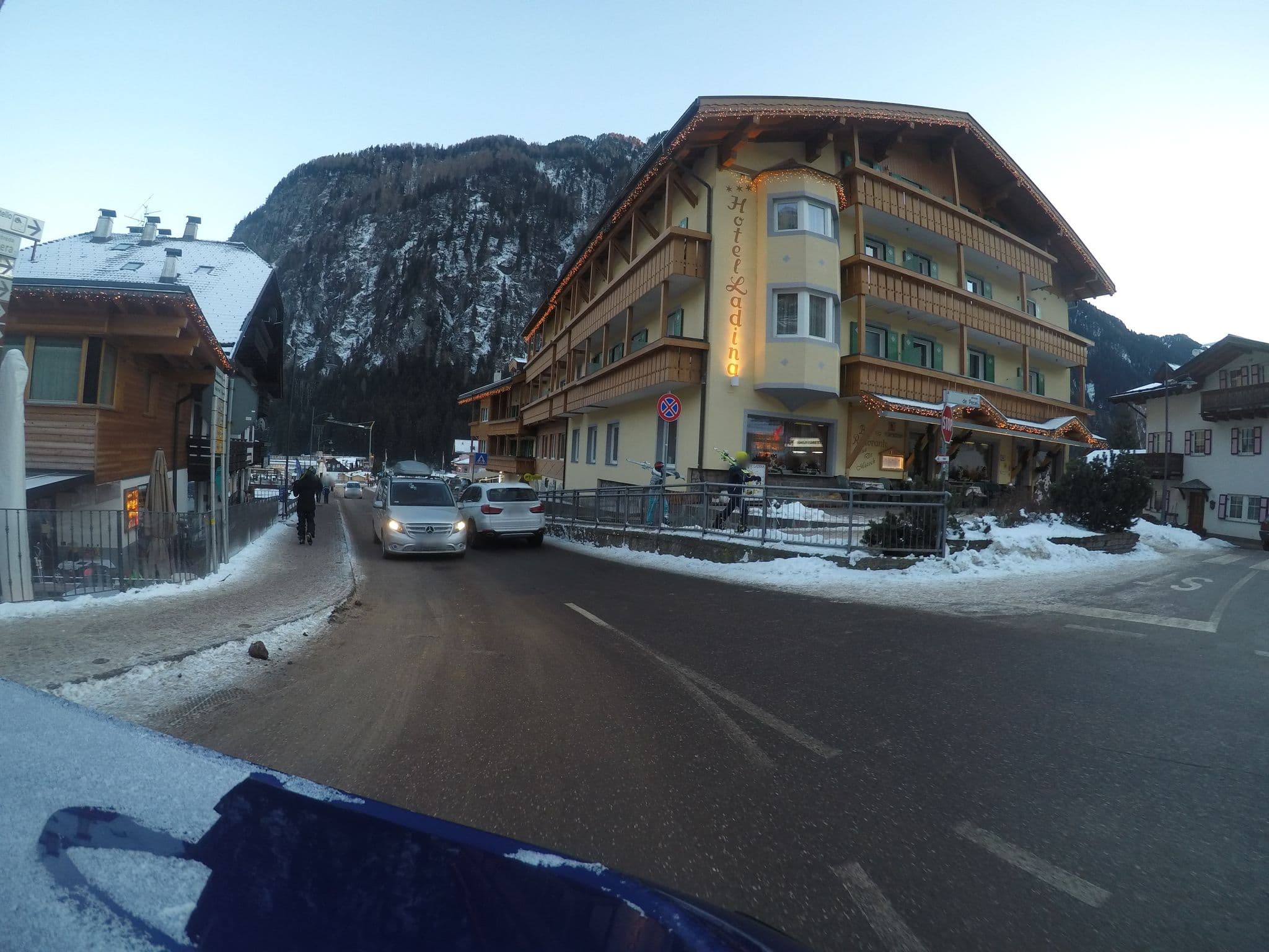 Street view near Hotel Ladina, Canazei — © chrisbeddow (CC BY-SA · Mapillary)