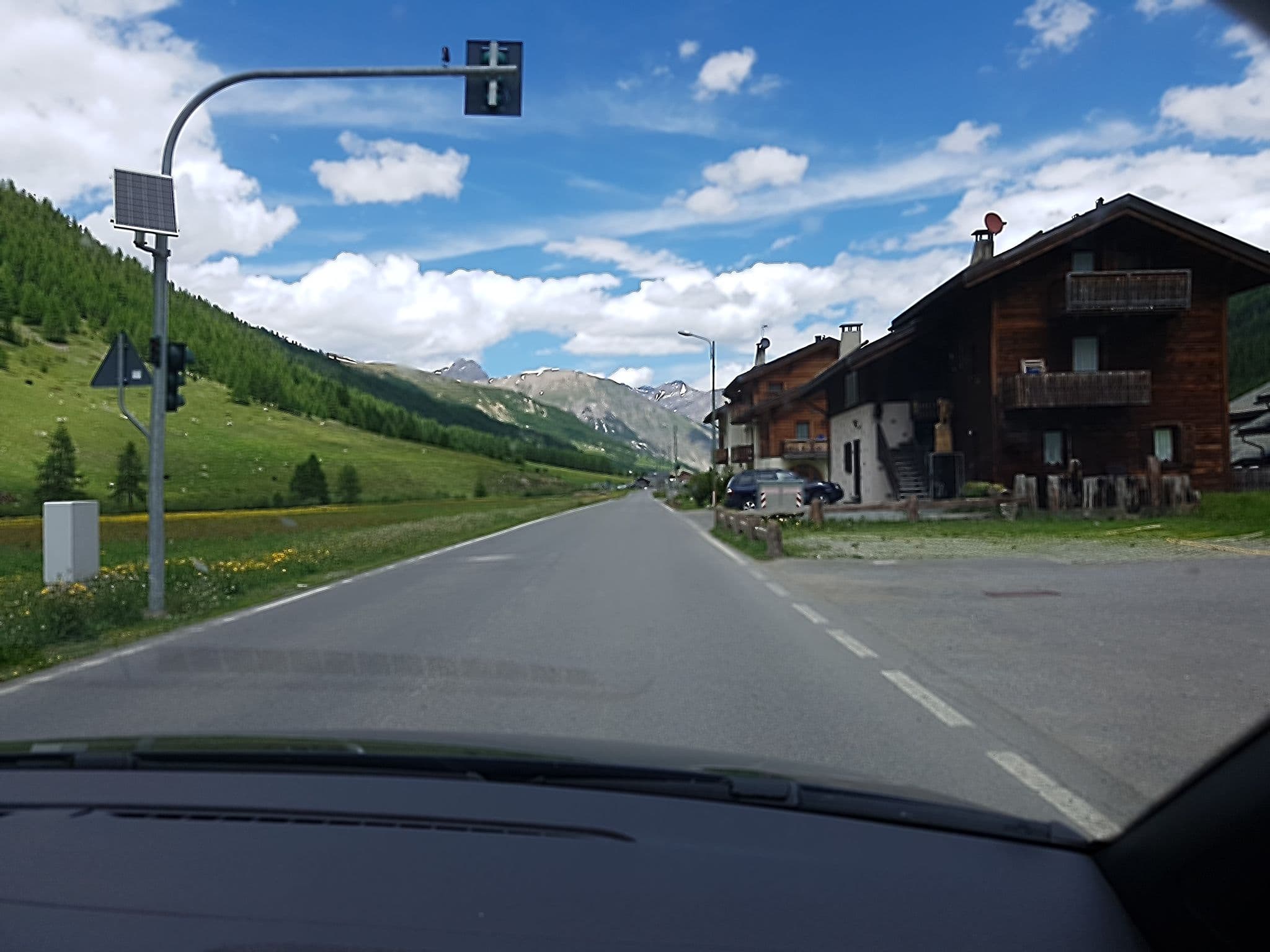 Street view near Casa Lapis, Livigno