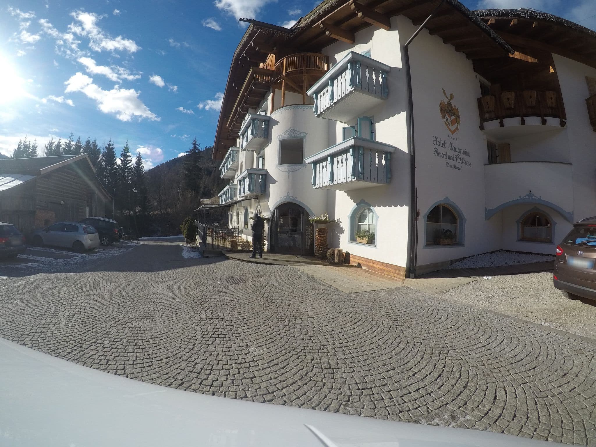 Street view near Hotel Madonnina Resort and Wellness, Vigo di Fassa — © chrisbeddow (CC BY-SA · Mapillary)