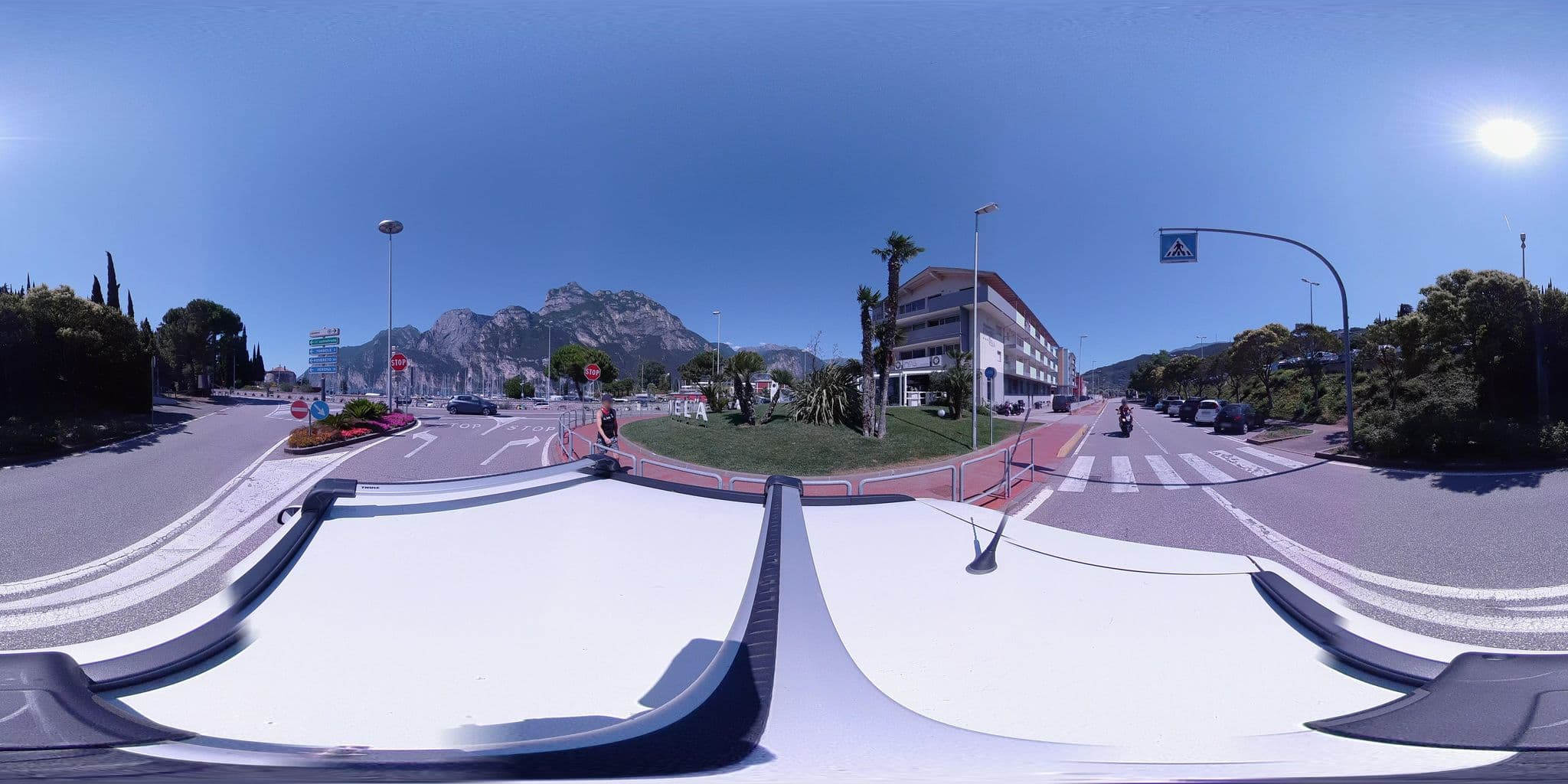 Street view near Villa Speranza, Riva del Garda
